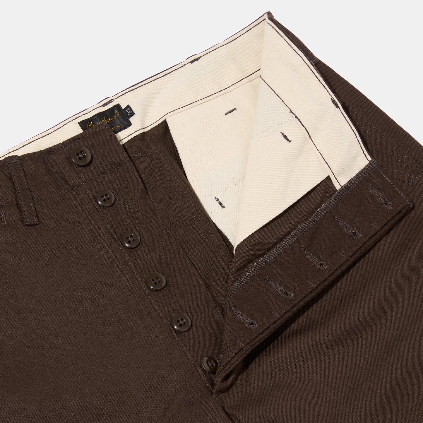 Army Chinos Dark Brown - Image 3
