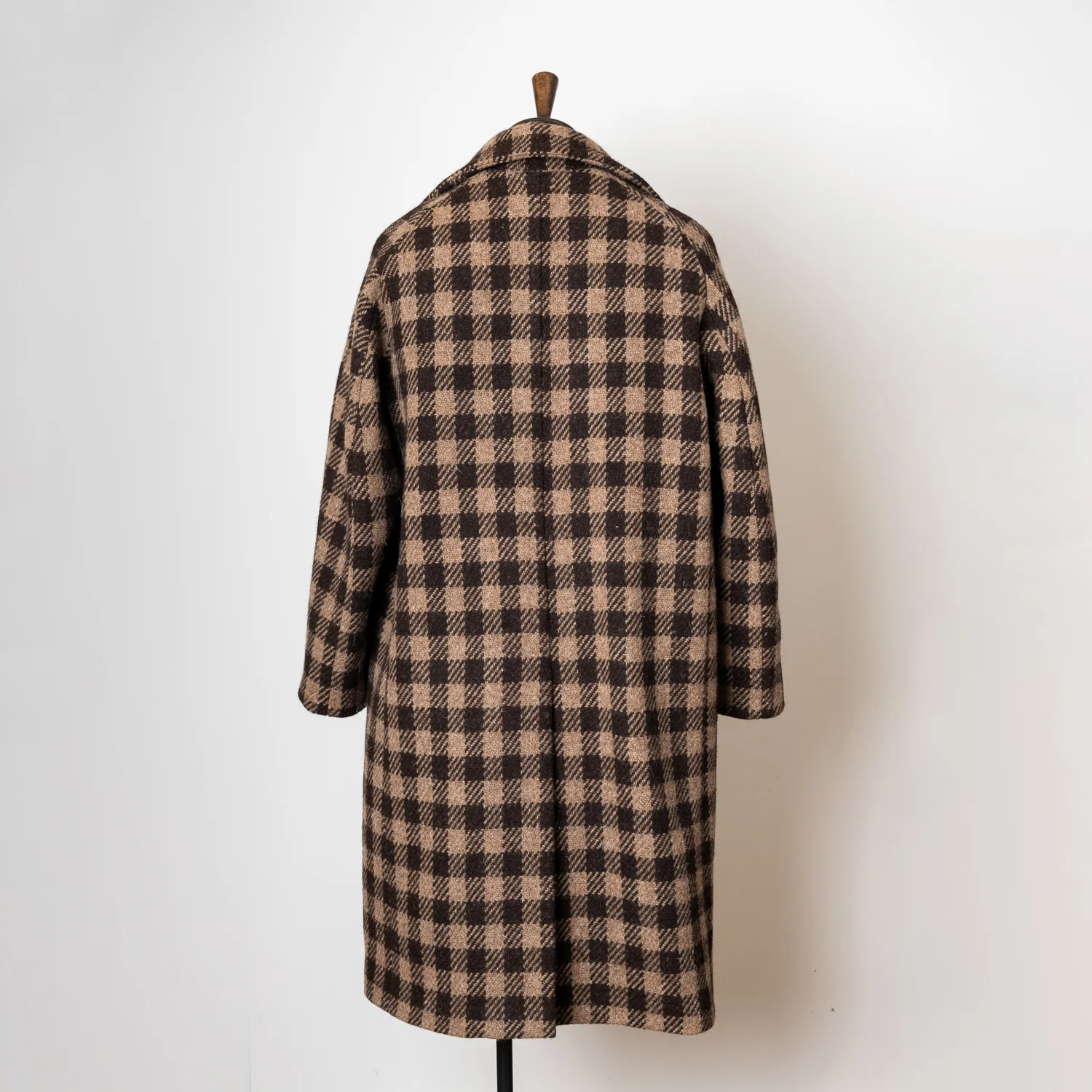 Balmacaan Dugdale Bros & Co Brown Plaid. - Image 10