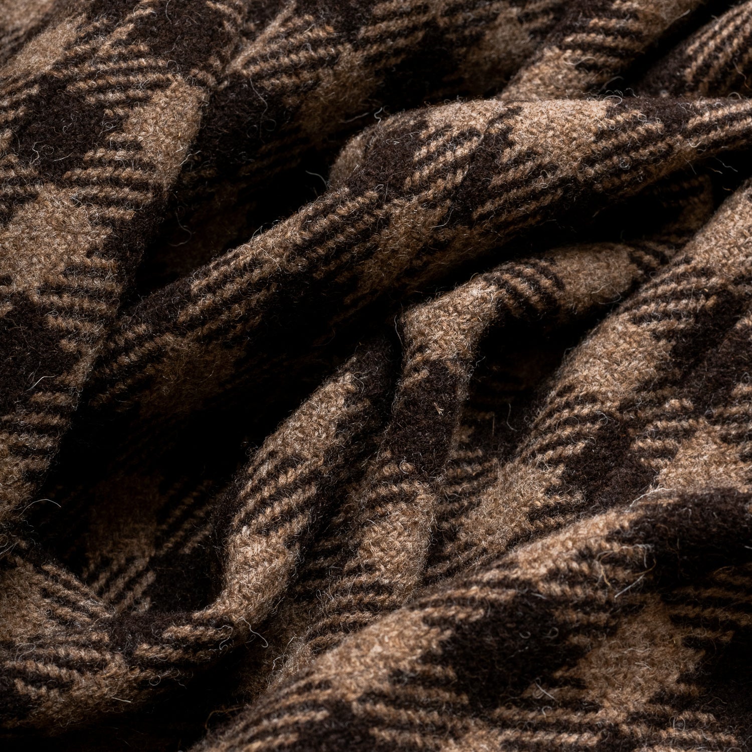 Balmacaan Dugdale Bros & Co Brown Plaid. - Image 5