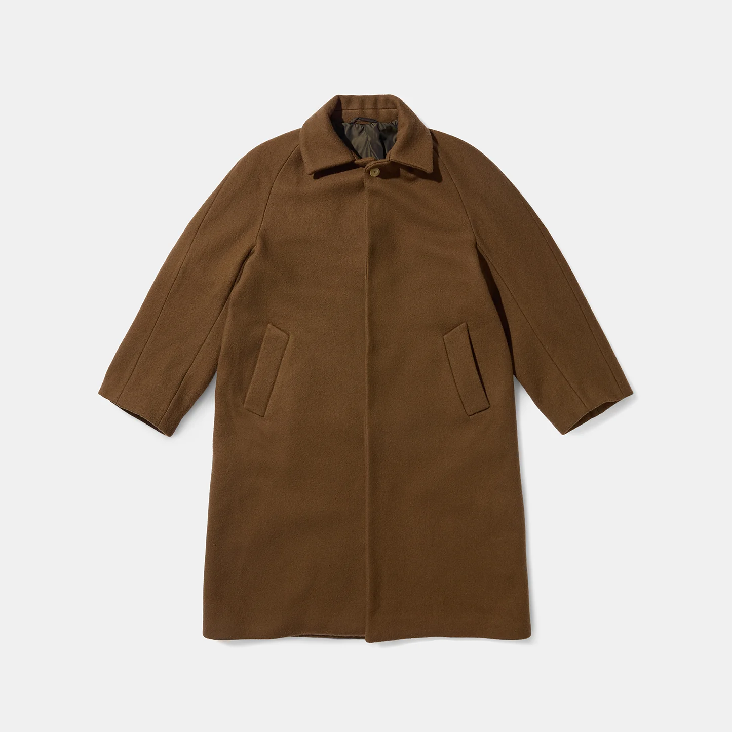 Balmacaan Tobacco Fox Bros. Tweed