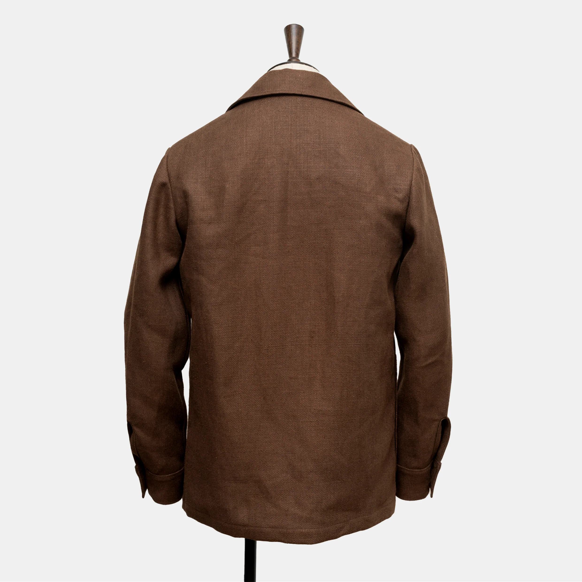Easy Jacket Brown Linen - Image 5