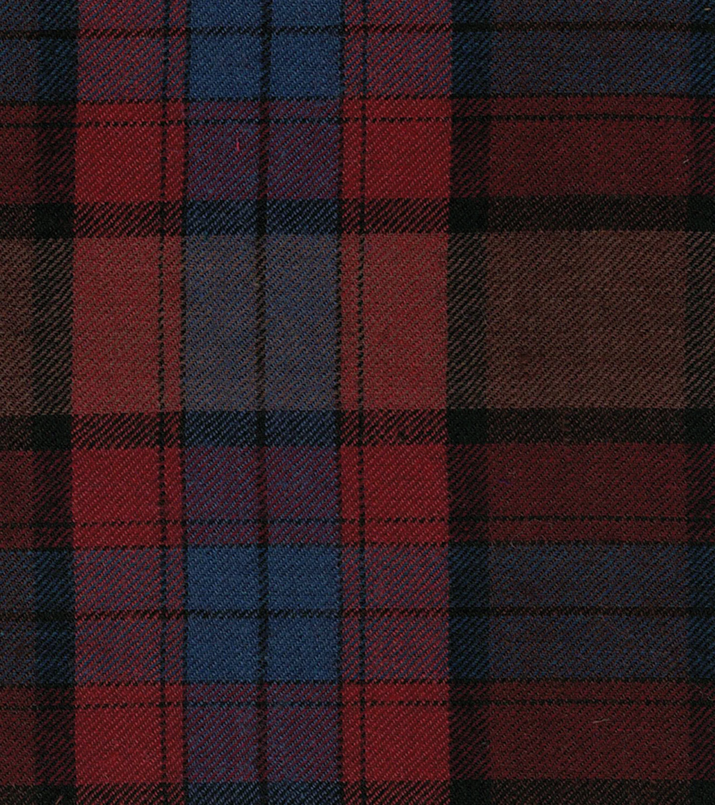 Frogged Button Shirt Made-to-order Blue/Red Plaid - Image 2