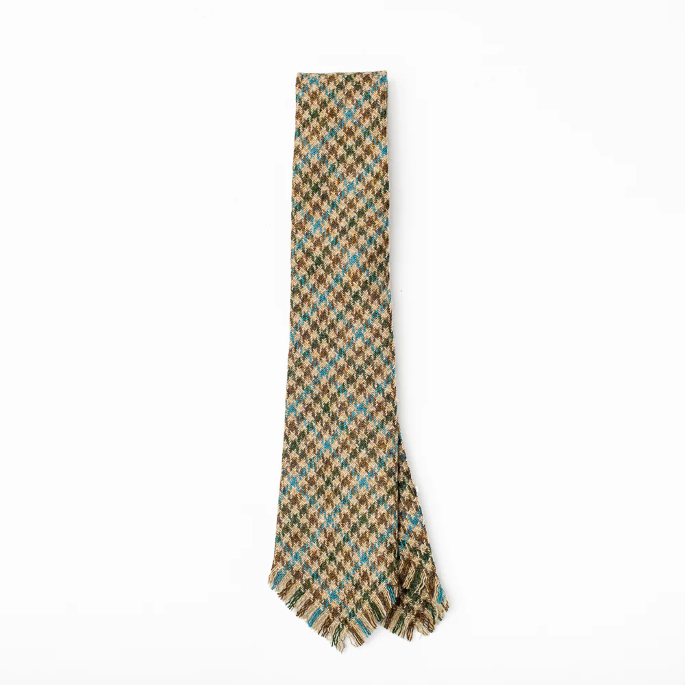 Wool Camp Tie Brown Check