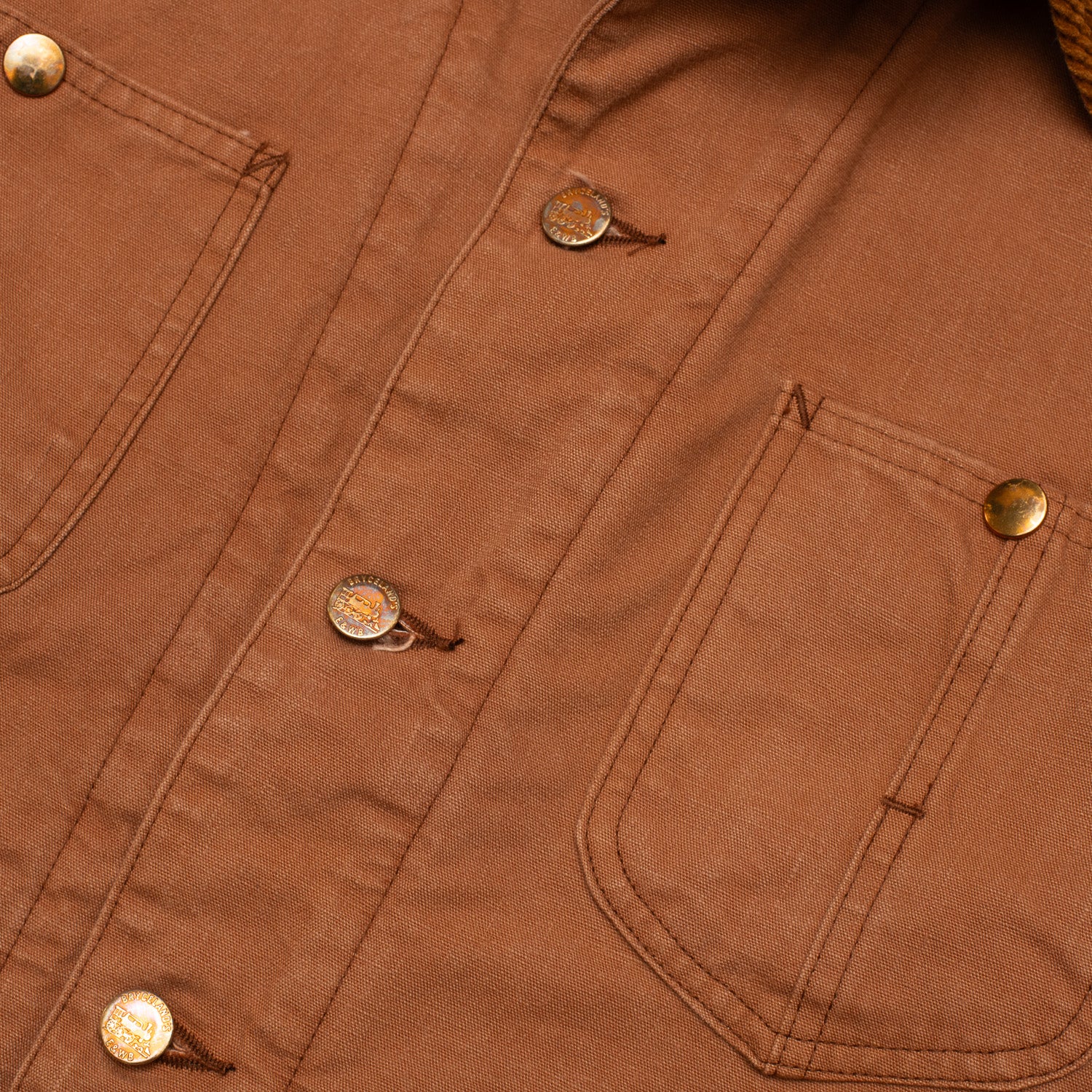 Chore Coat Blanket Lined Duck Brown - Image 4