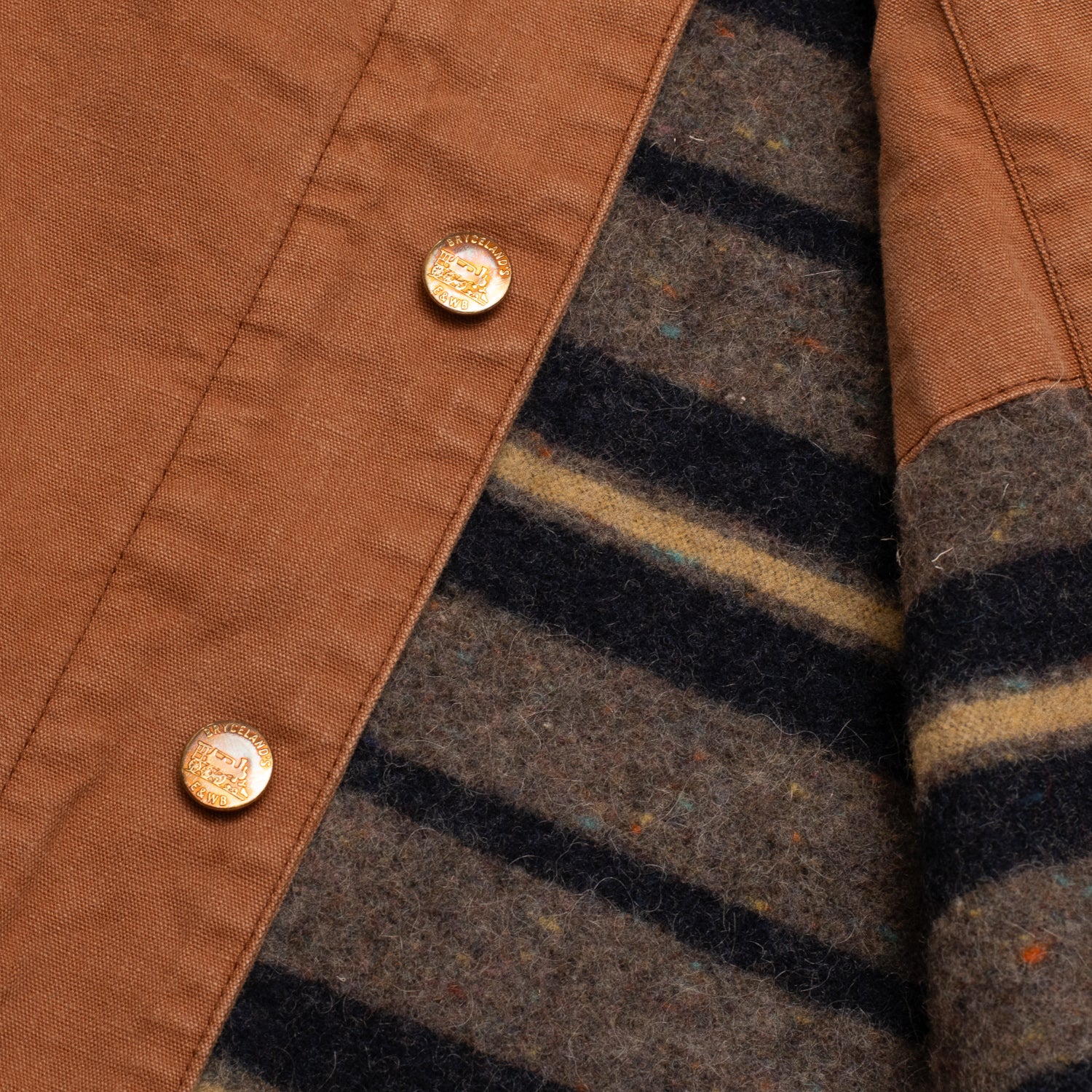 Chore Coat Blanket Lined Duck Brown - Image 6