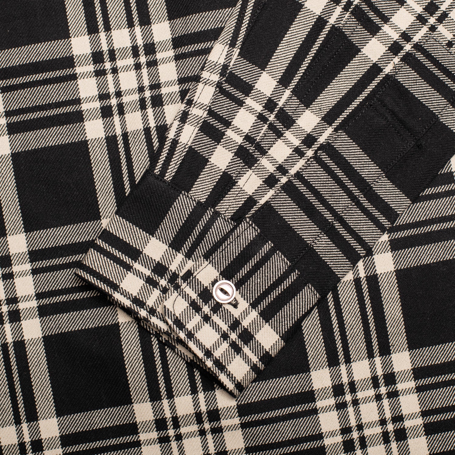 Half-zip Shirt Black Plaid - Image 5
