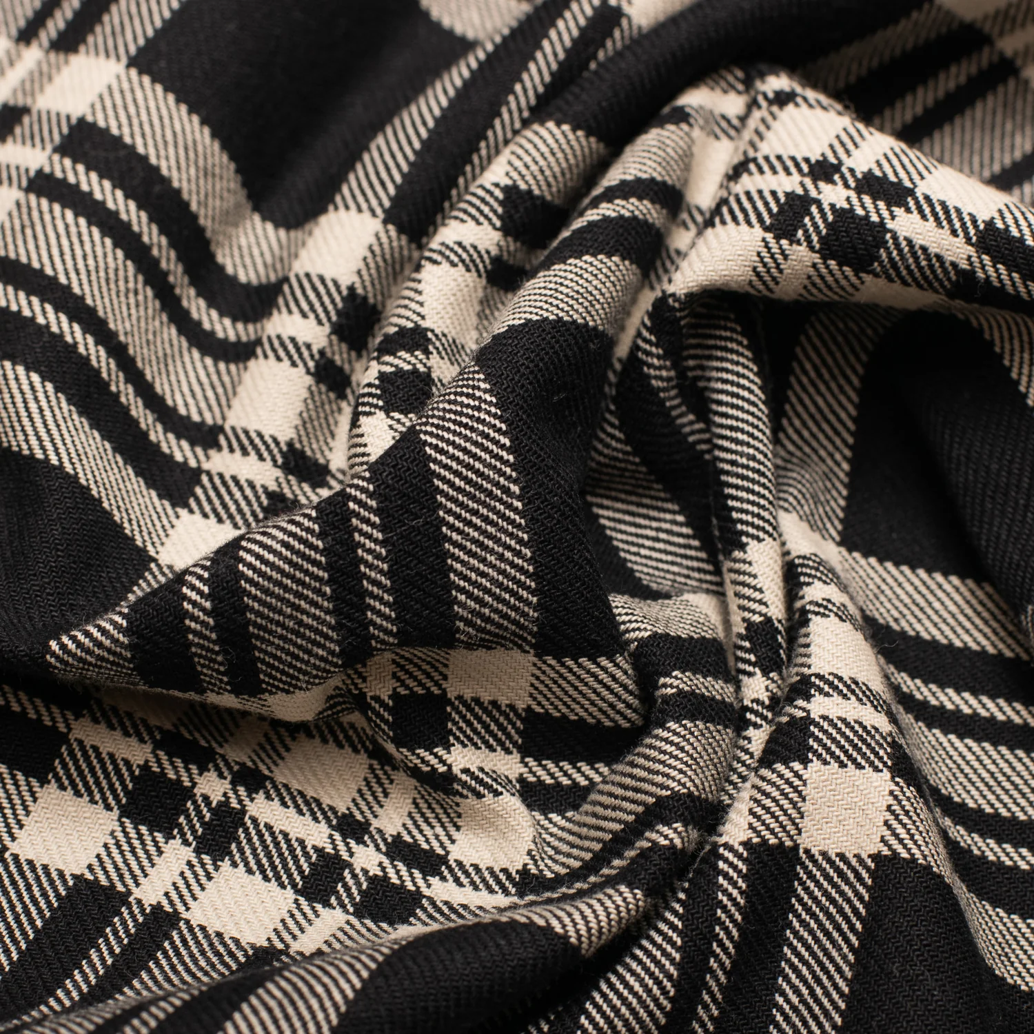 Half-zip Shirt Black Plaid - Image 6