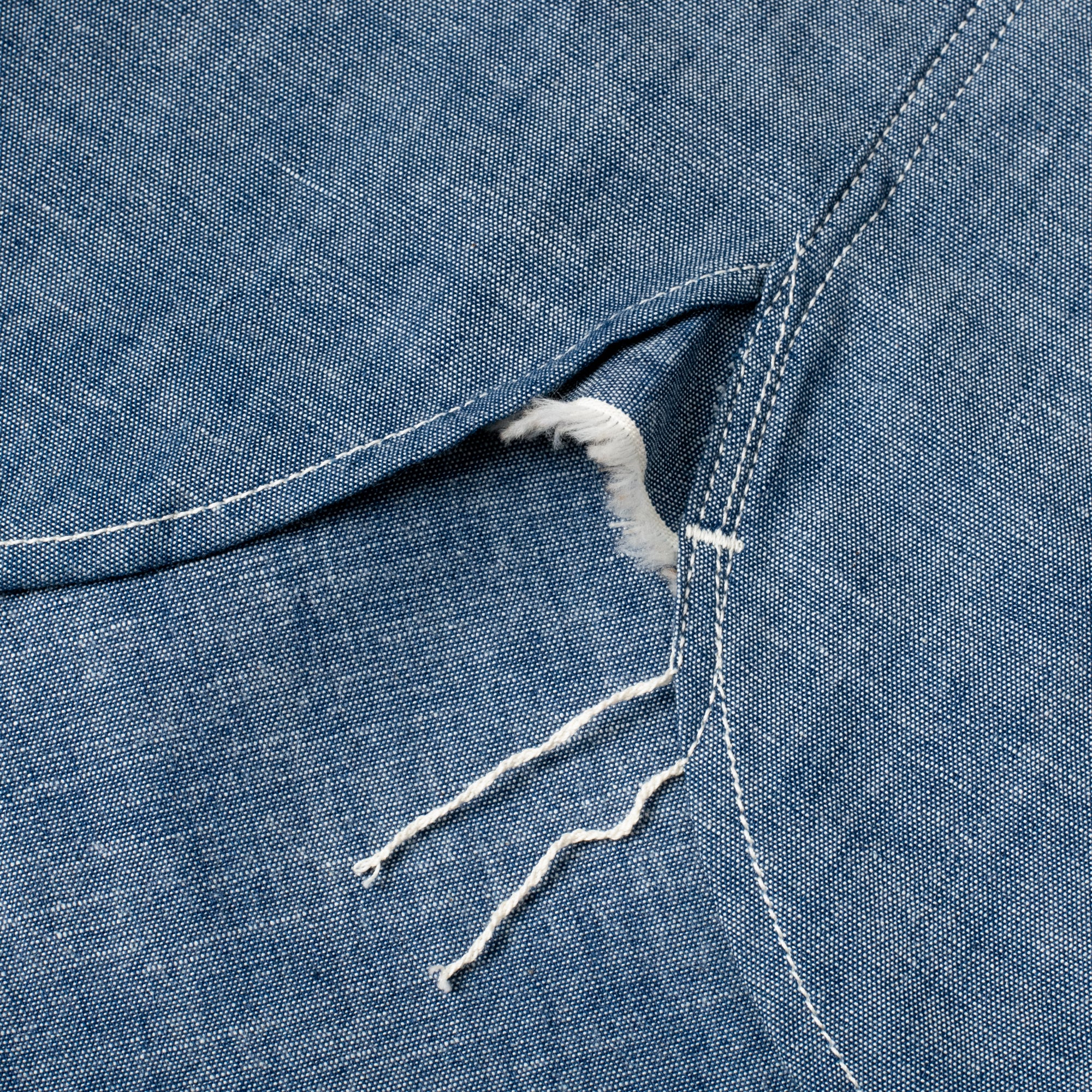 Half-zip Shirt Chambray - Image 6