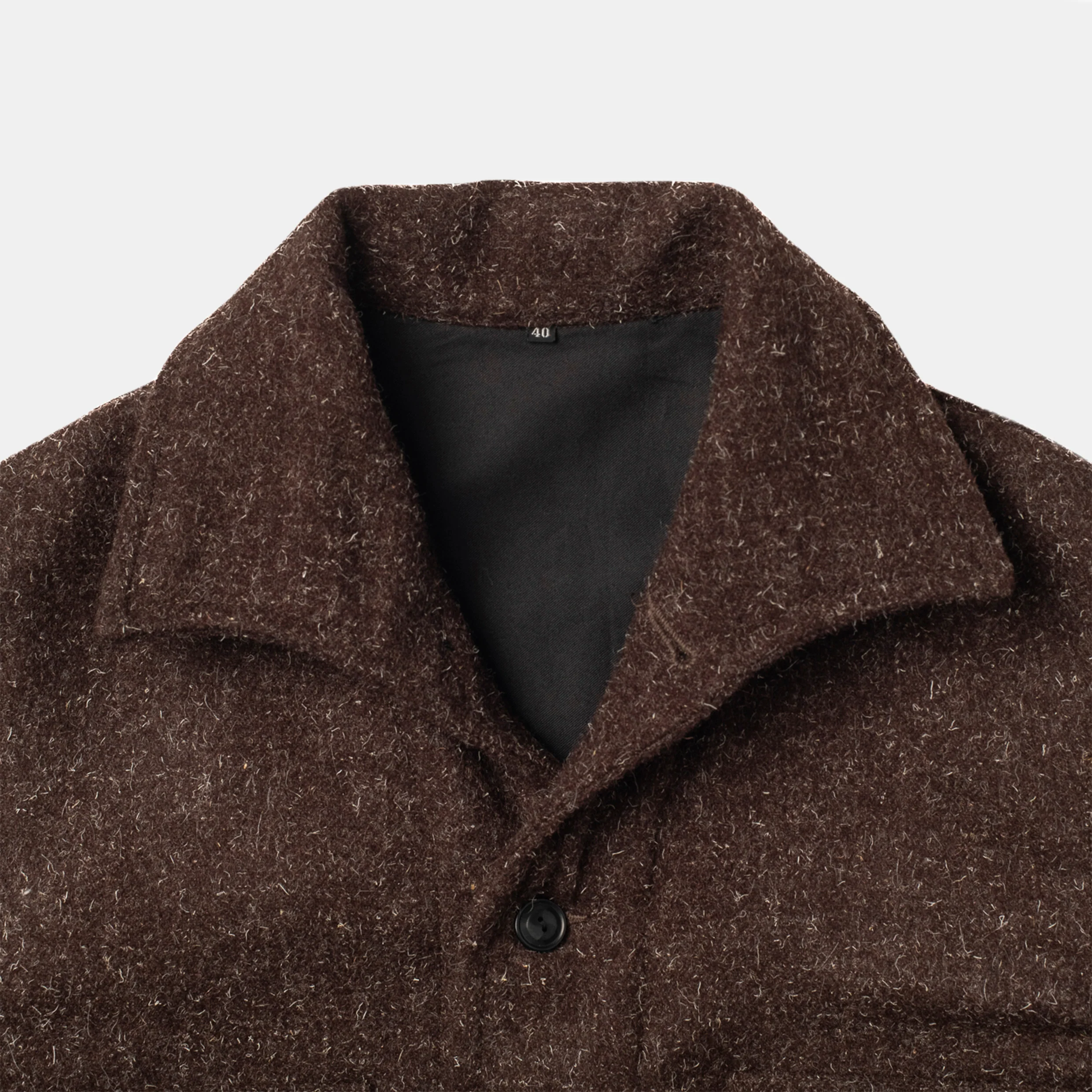 Hunting Jacket Brown Kenpi Wool - Image 4