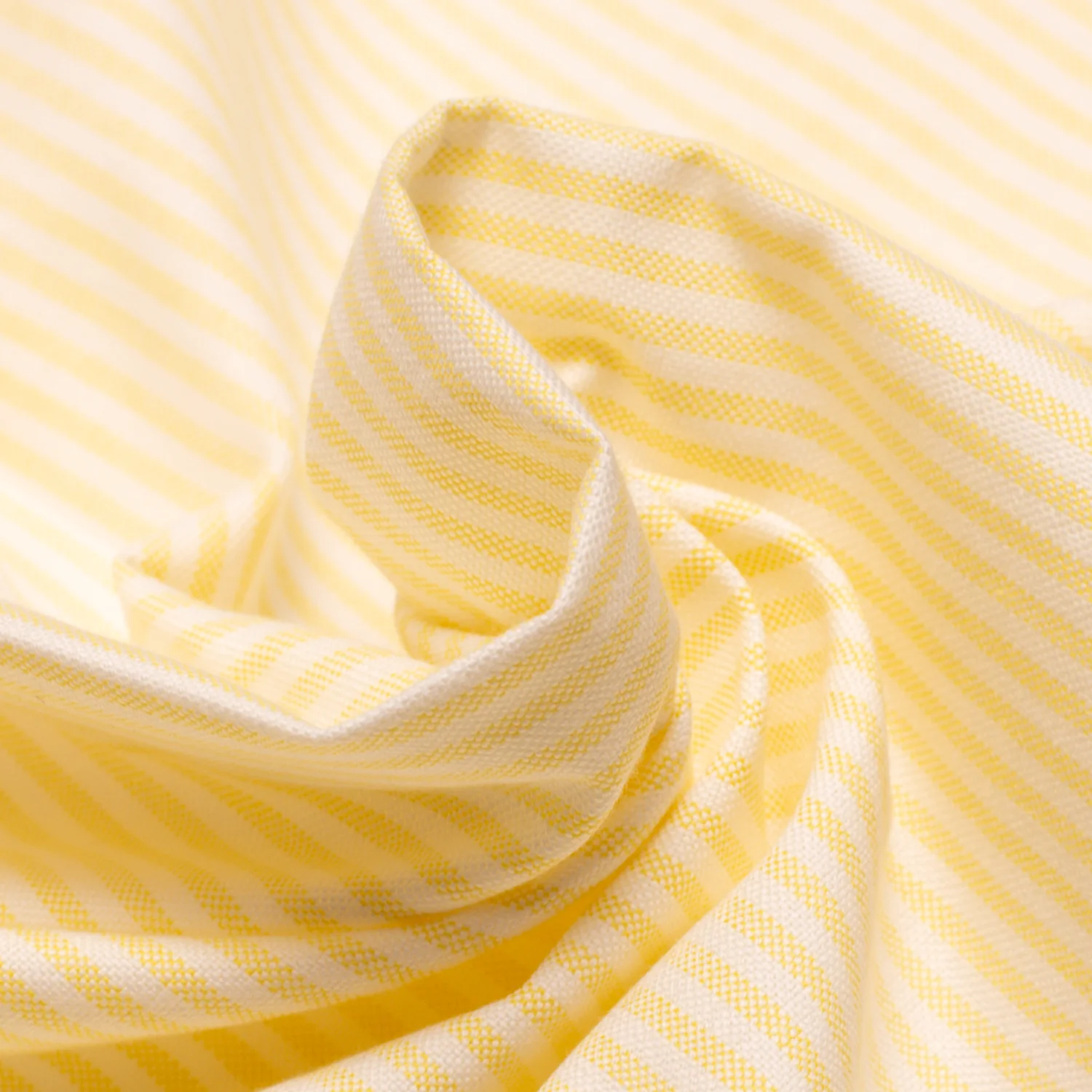 Perfect OCBD Striped Shirt Yellow - Image 4