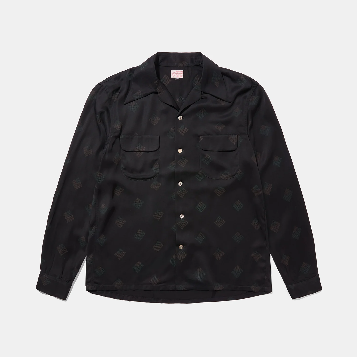 Rayon Shirt Black Diamond