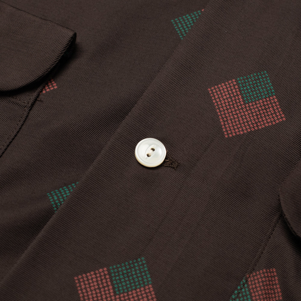 Rayon Shirt Diamond Brown - Image 4