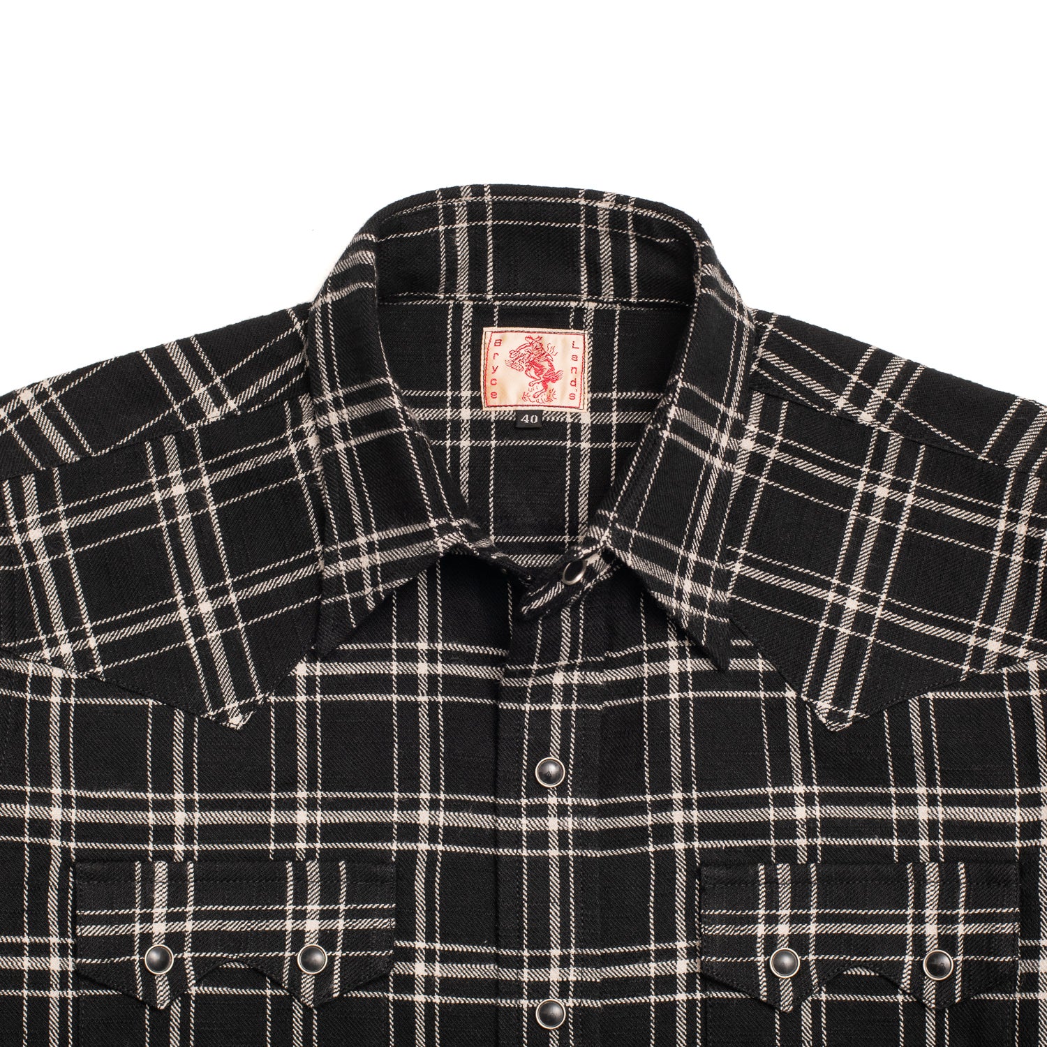 Sawtooth Westerner Black Check Flannel - Image 3