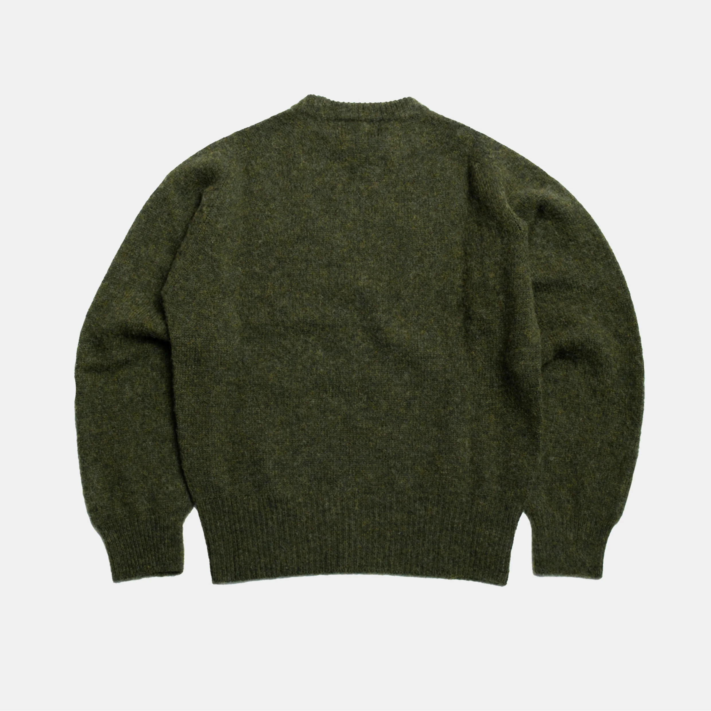 Shaggy Shetland Sweater Green - Image 3