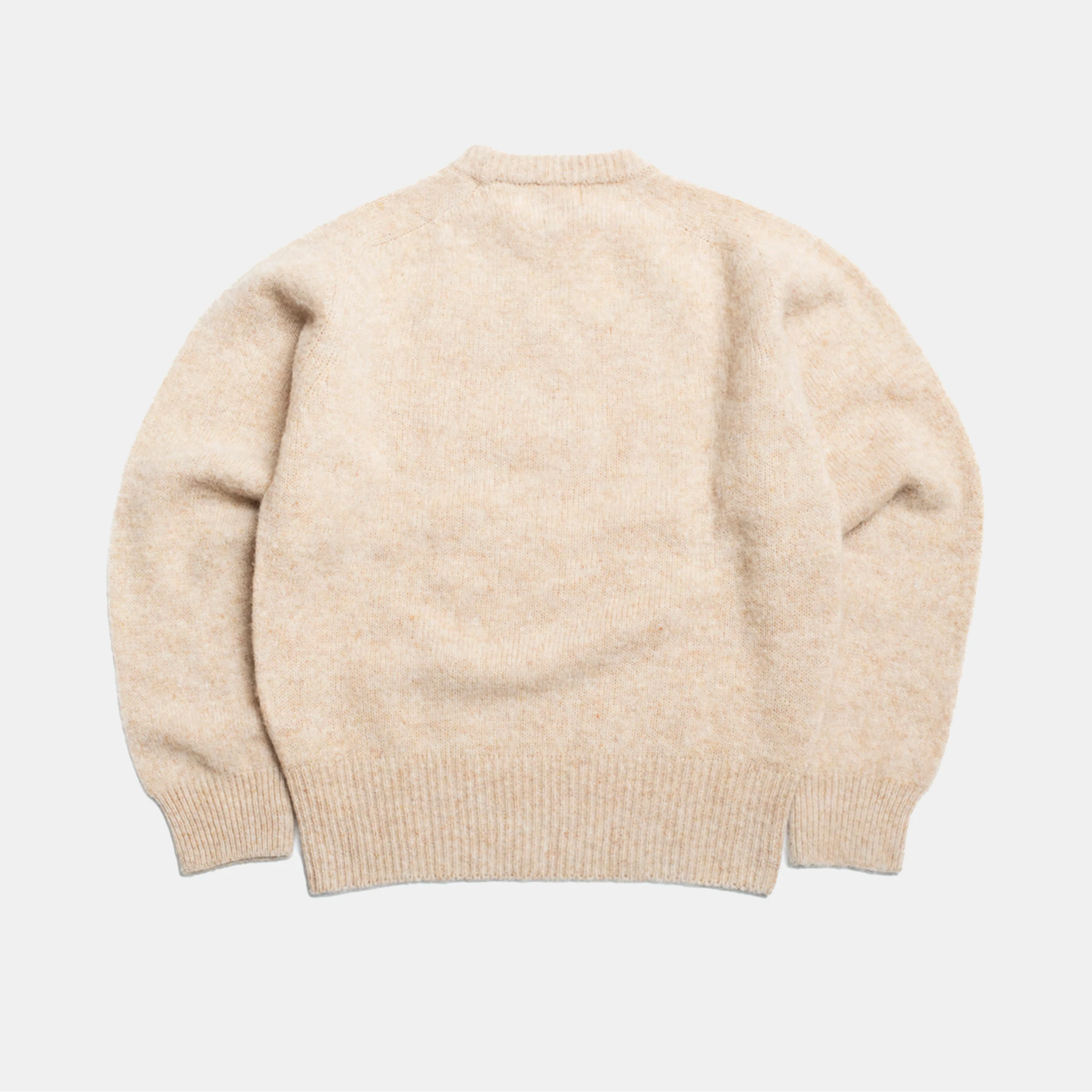 Shaggy Shetland Sweater Oatmeal - Image 3