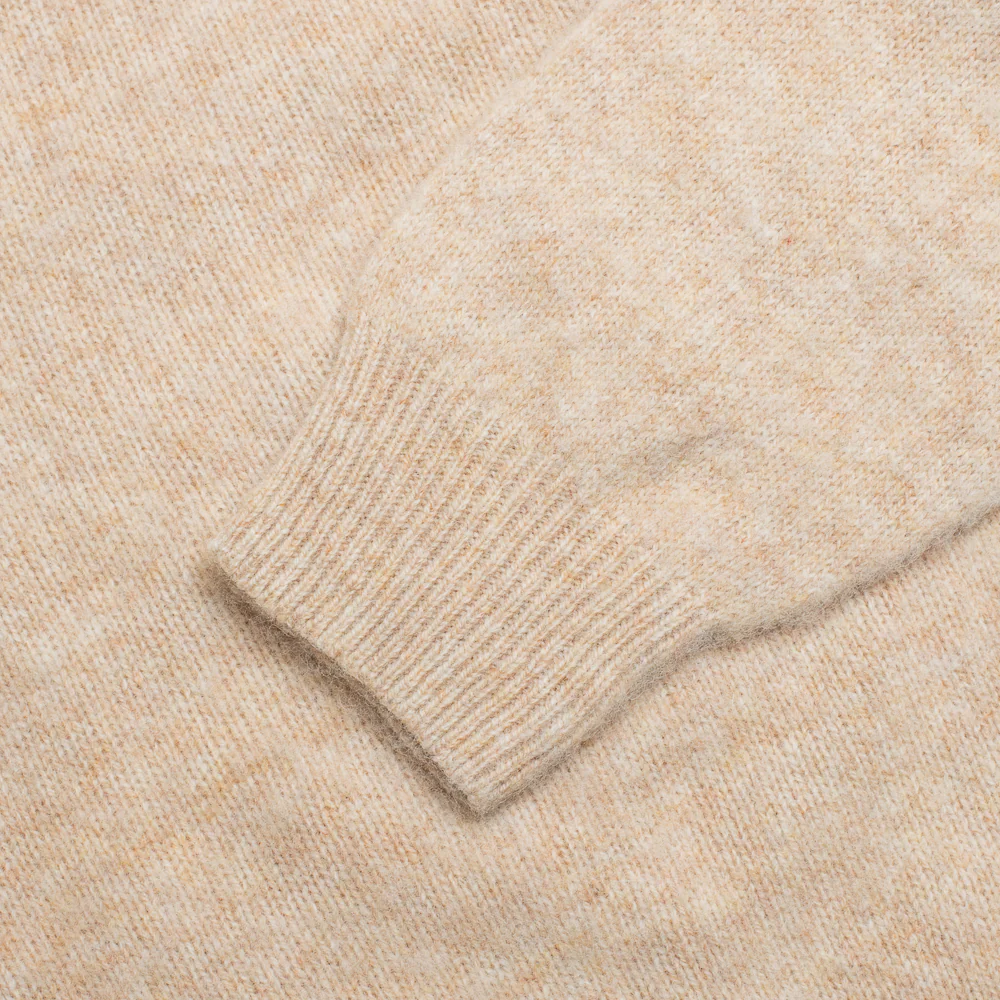 Shaggy Shetland Sweater Oatmeal - Image 5
