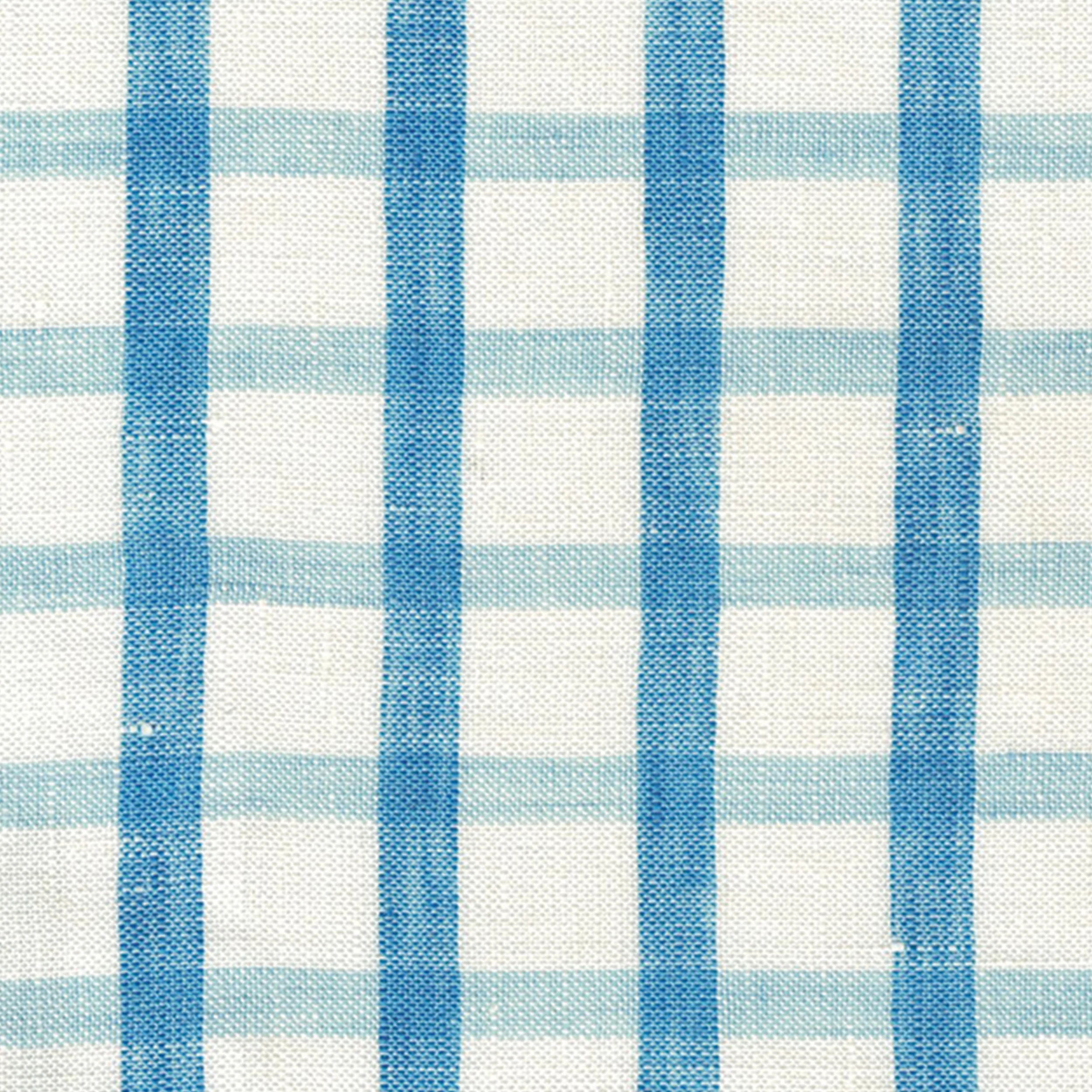 Teardrop Work Shirt Made-to-Order Blue Gingham Linen - Image 2