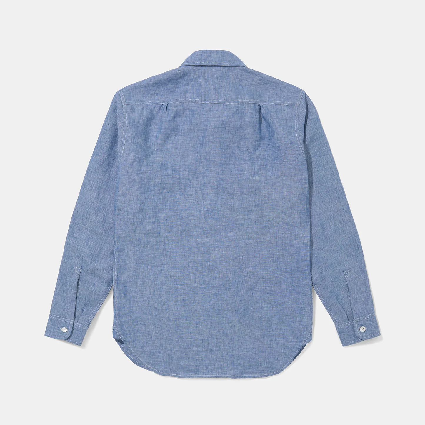 Teardrop Work Shirt Made-to-Order Linen Chambray - Image 3