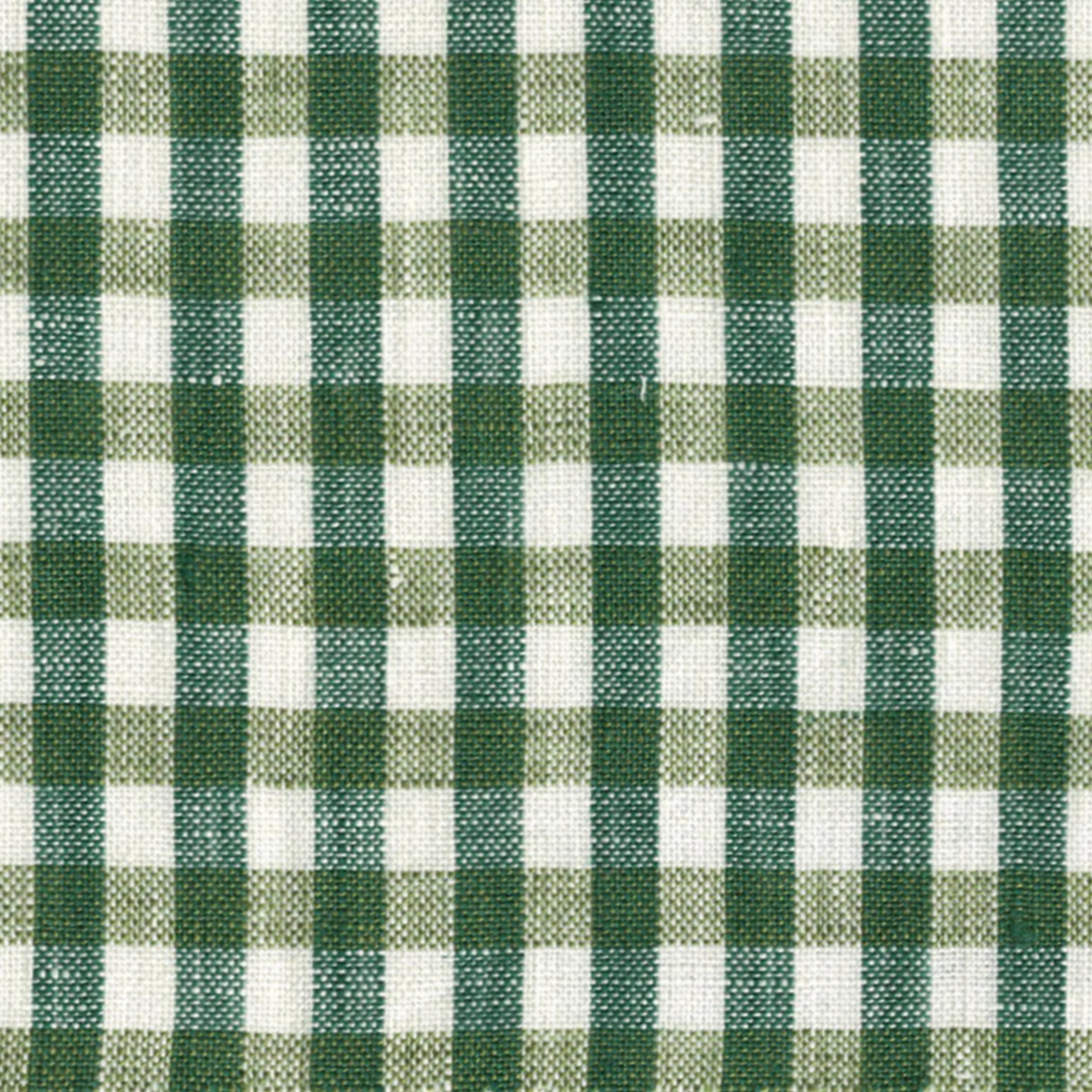Teardrop Work Shirt Made-to-Order Light Green Gingham Linen - Image 2