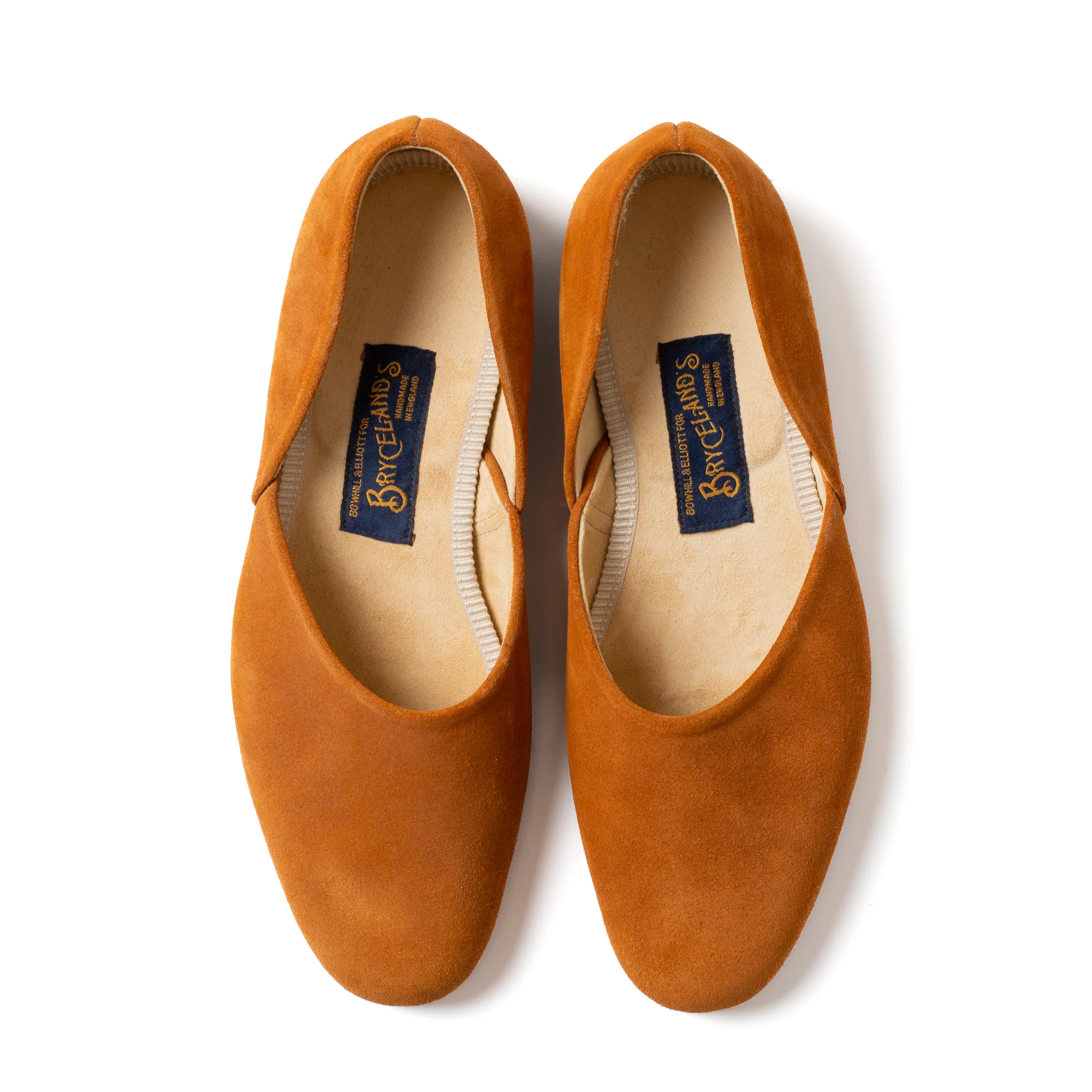 Bryceland's x Bowhill & Elliott Grecian Slippers Tan Suede - Image 3