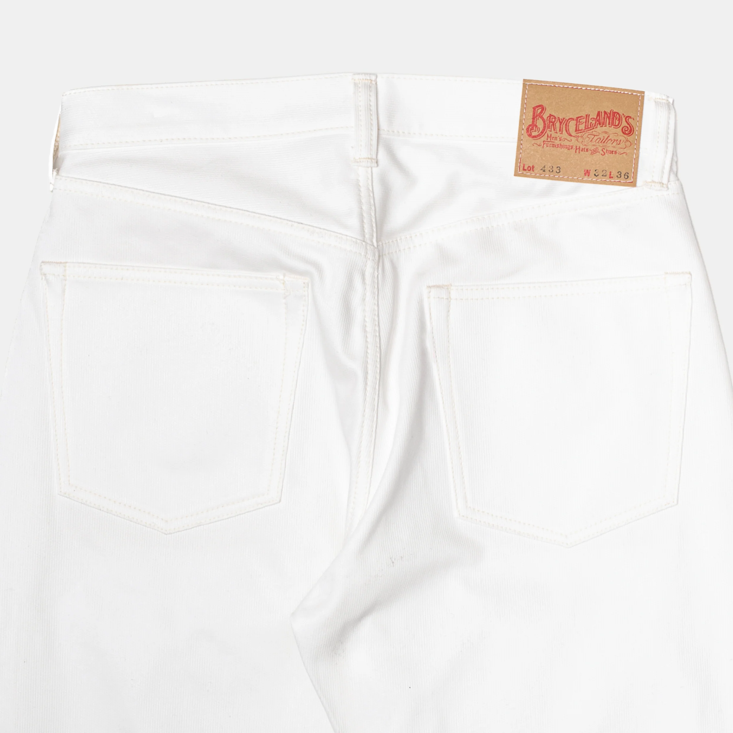 433 Pique Jeans White - Image 4