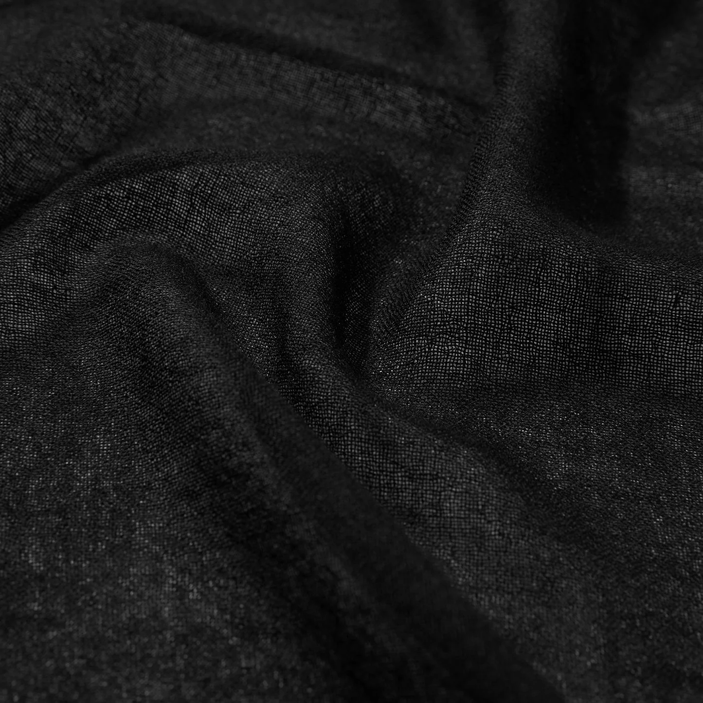 Cashmere Scarf Black - Image 5