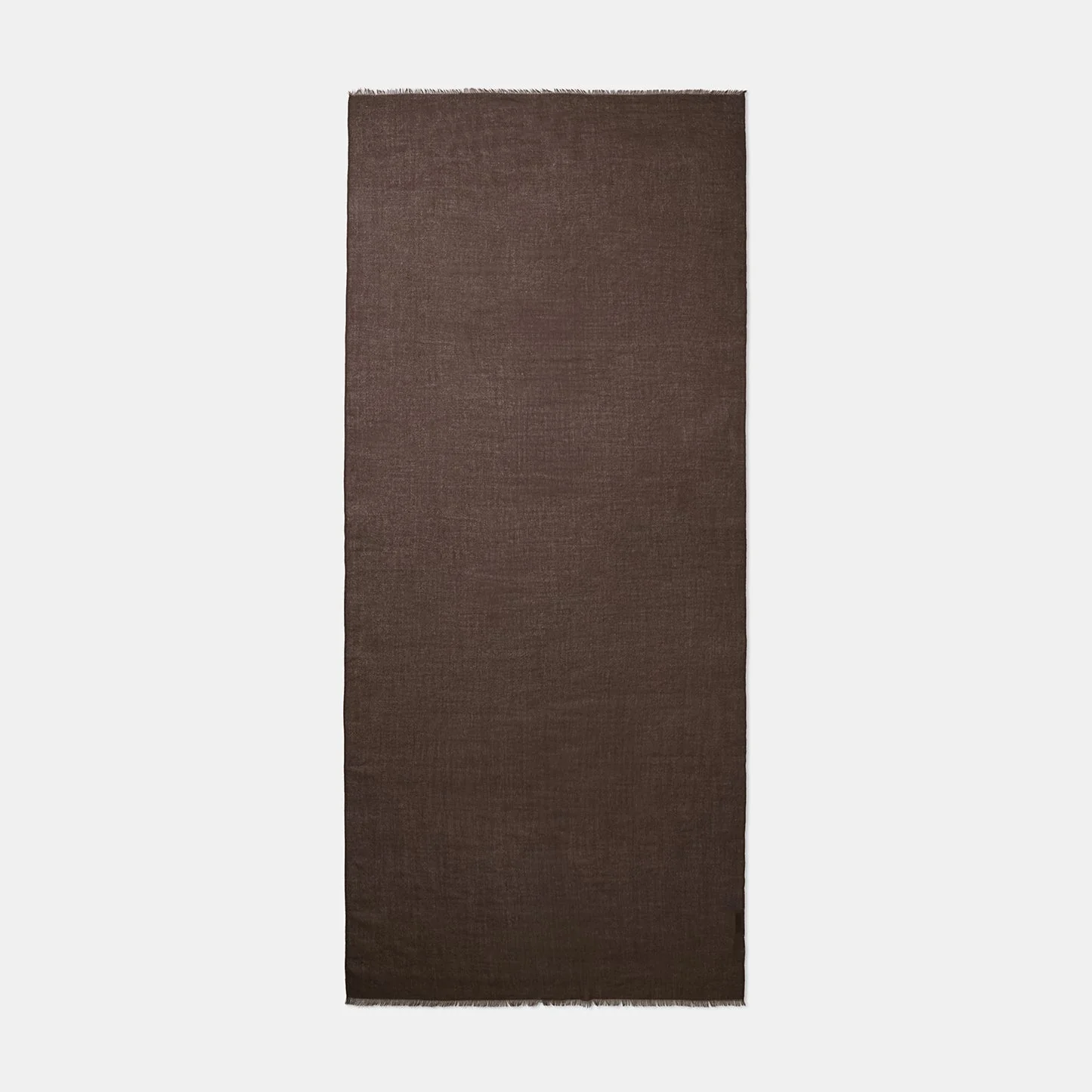 Cashmere Scarf Dark Brown - Image 2
