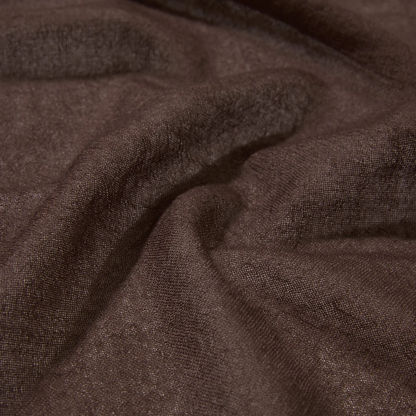 Cashmere Scarf Dark Brown - Image 5