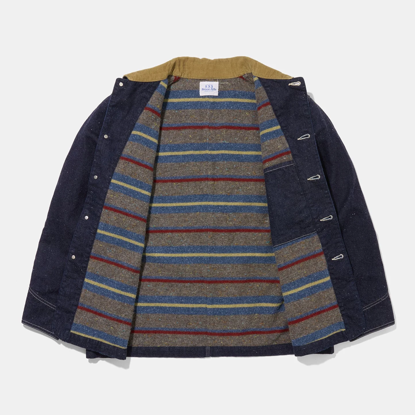 Blanket Lined Chore Coat Jelt Denim - Image 3