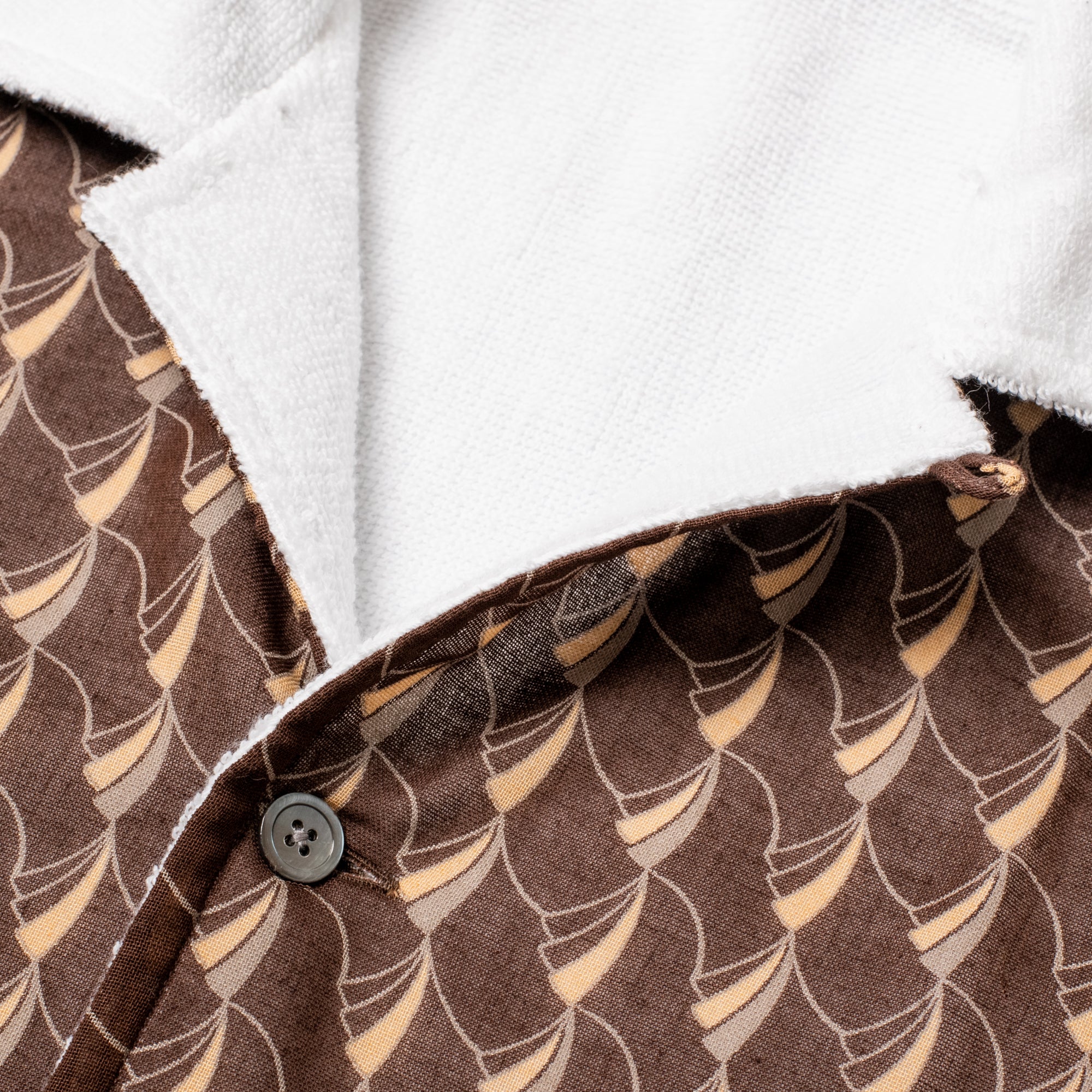 Towel Shirt Brown - Image 4