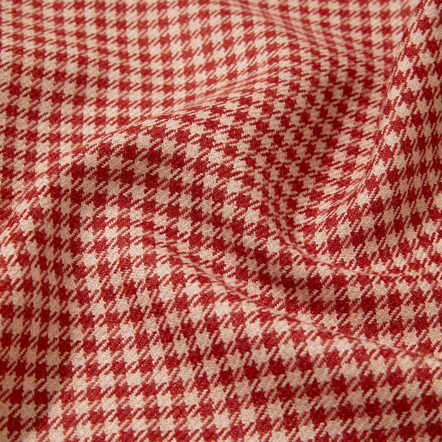 Easy Jacket Red Check Wool Linen - Image 4