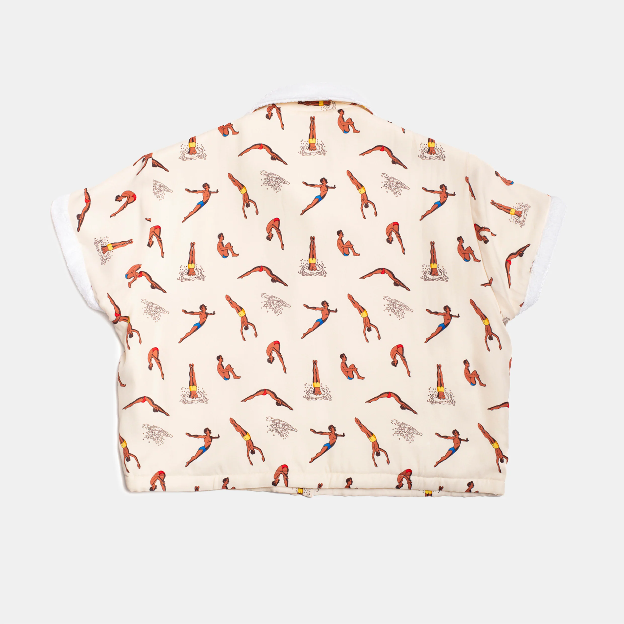 Emmeline cropped Towel shirt Diving - Image 3