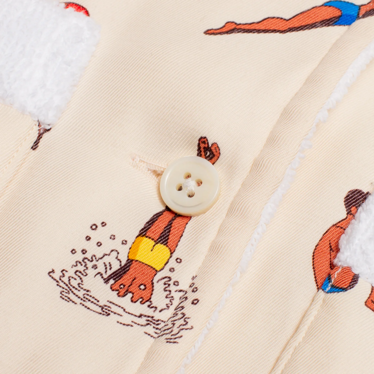 Emmeline cropped Towel shirt Diving - Image 4