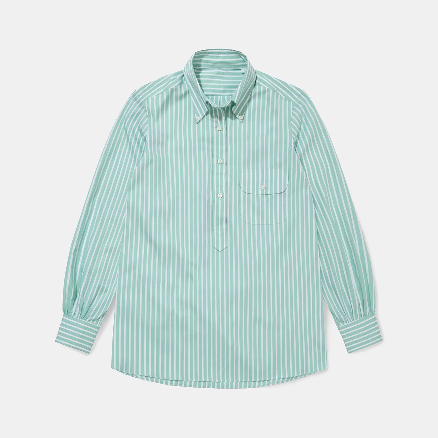 Emmeline OCBD Popover Shirt Striped Mint