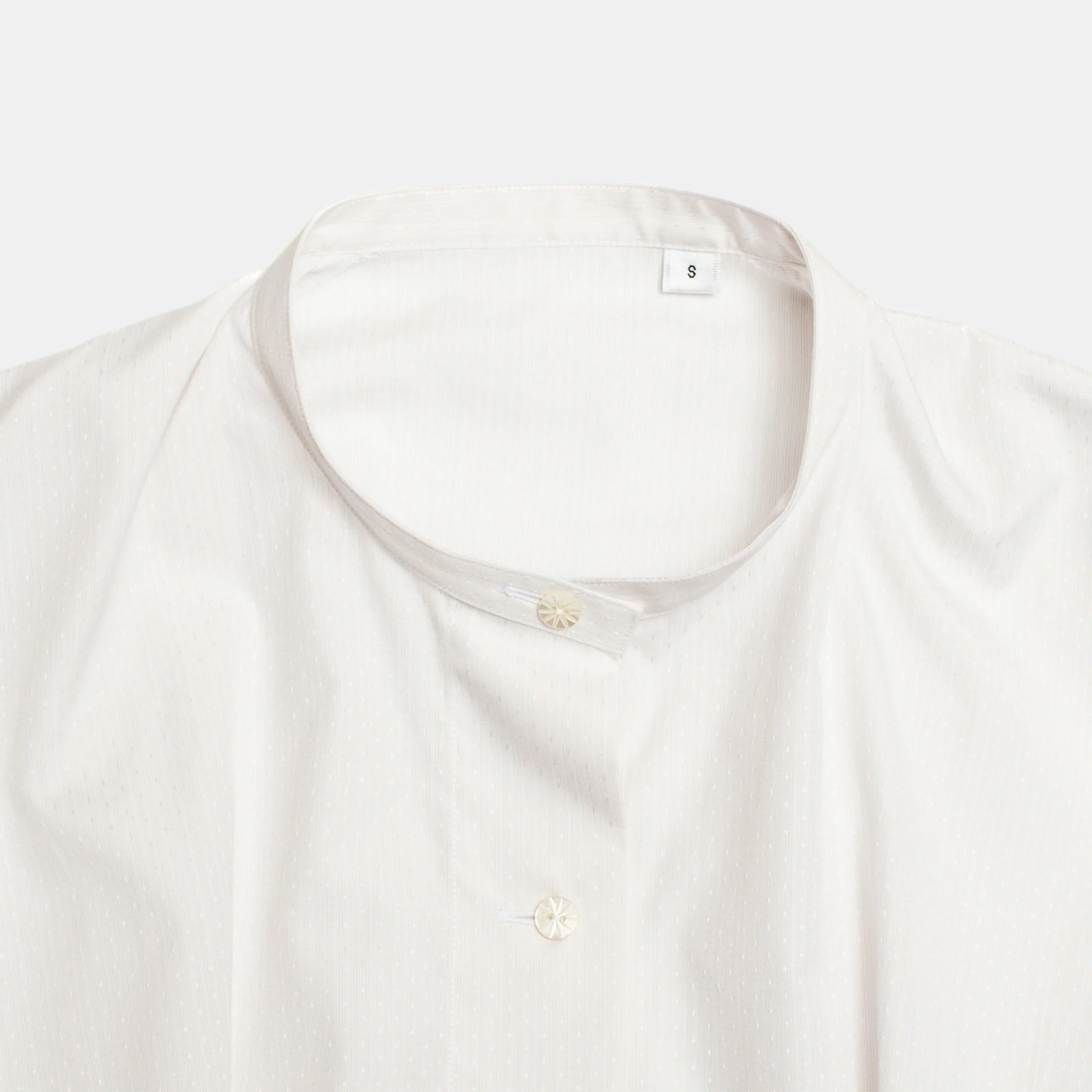 Emmeline Shirtwaist White Jacquard - Image 2