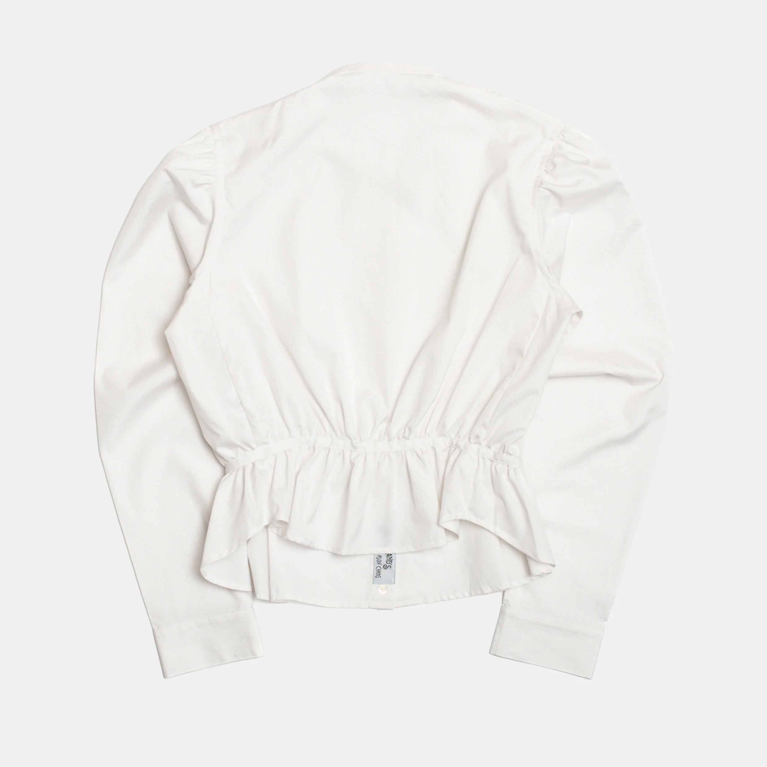 Emmeline Shirtwaist White Jacquard - Image 3