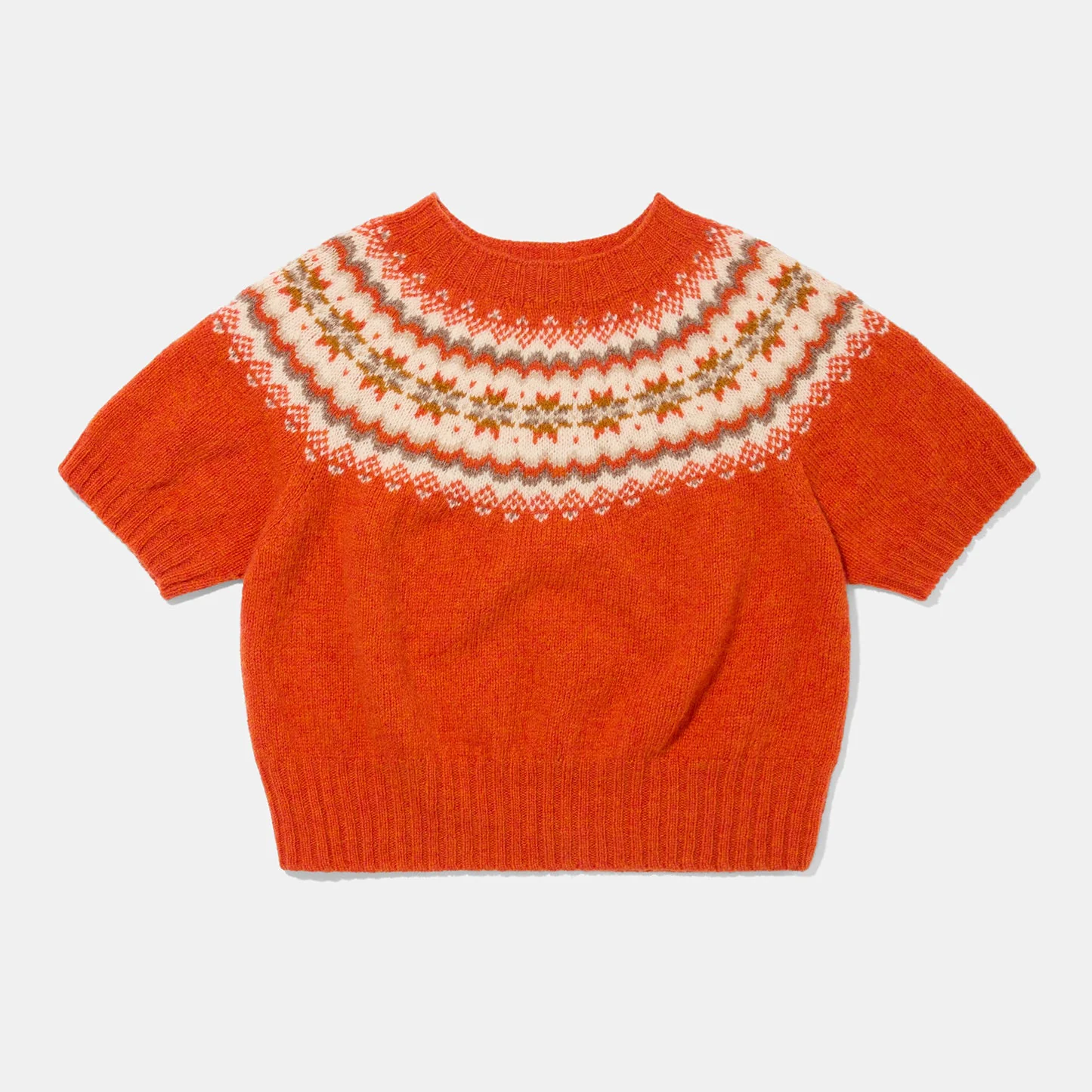 Emmeline Shetland Pullover Flame