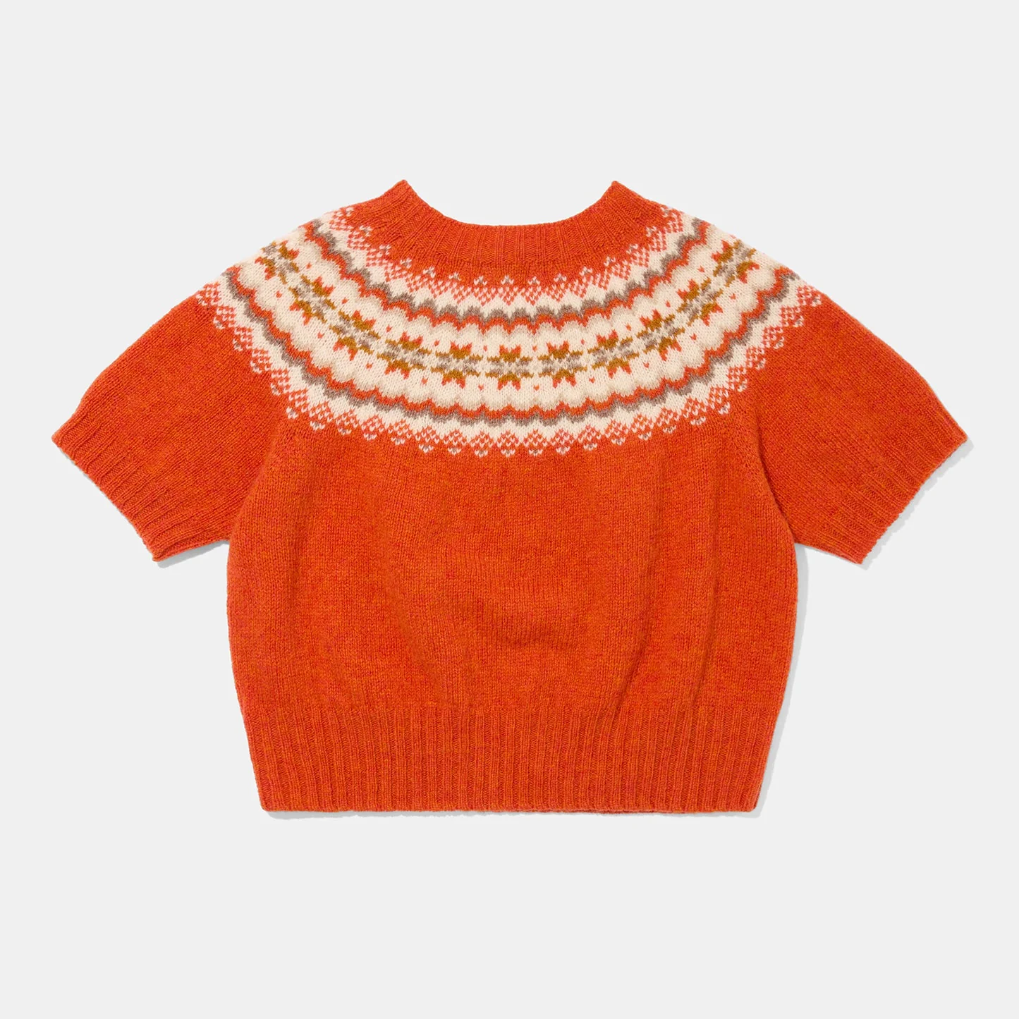 Emmeline Shetland Pullover Flame - Image 2