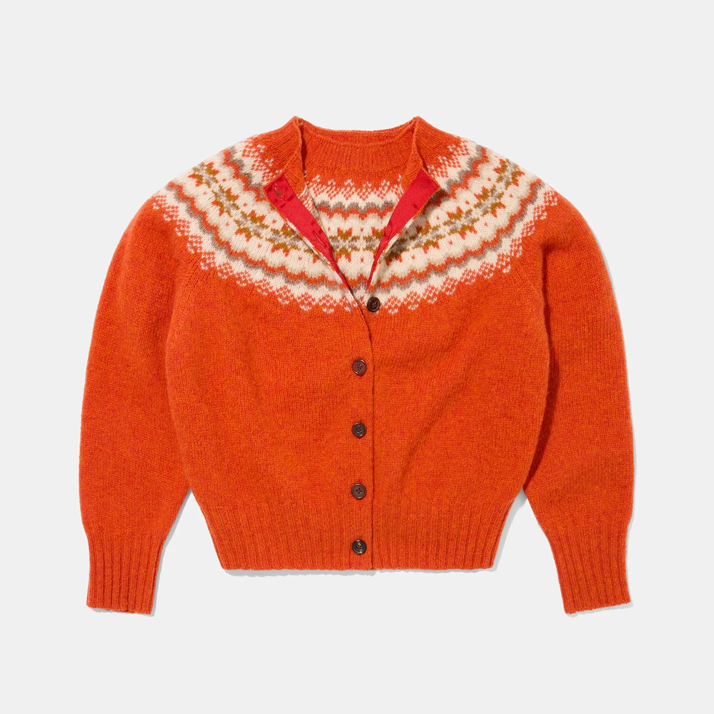 Emmeline Shetland Pullover Flame - Image 3