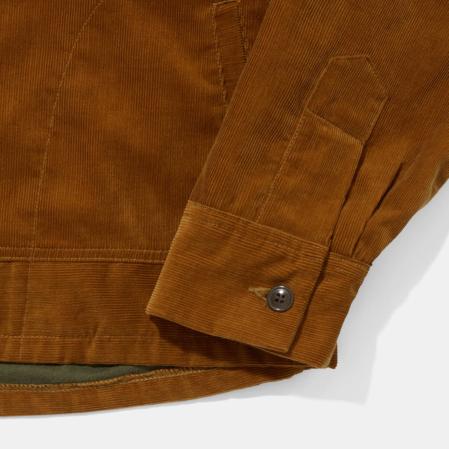 Lined ‘Van Wert’ Jacket Caramel - Image 3