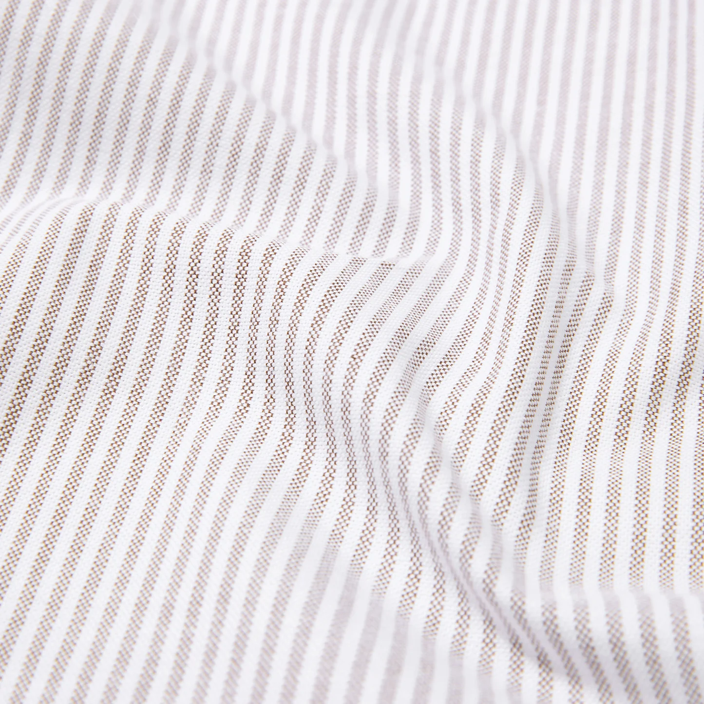 Perfect OCBD Popover Striped Shirt Brown - Image 5
