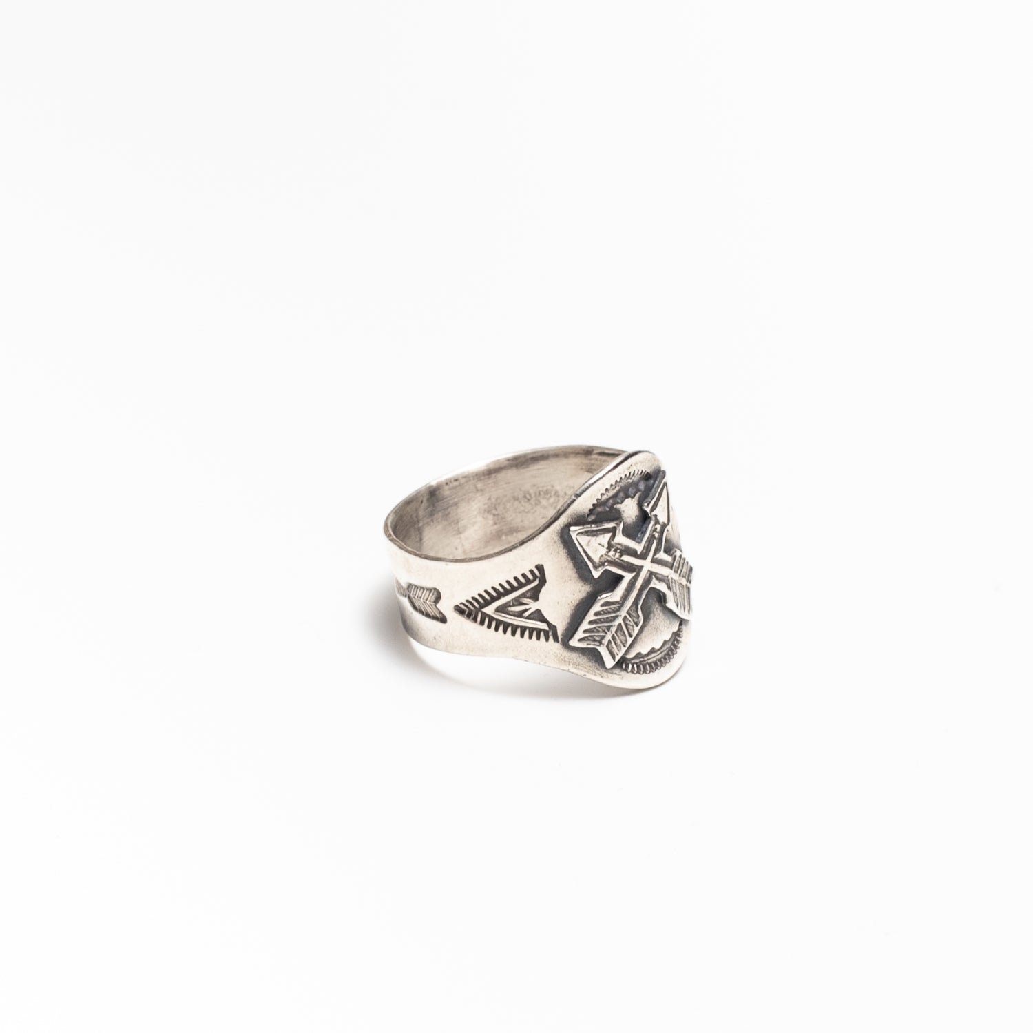 Red Rabbit Trading Co. Cigar Band Ring Crossed Arrows  (11)