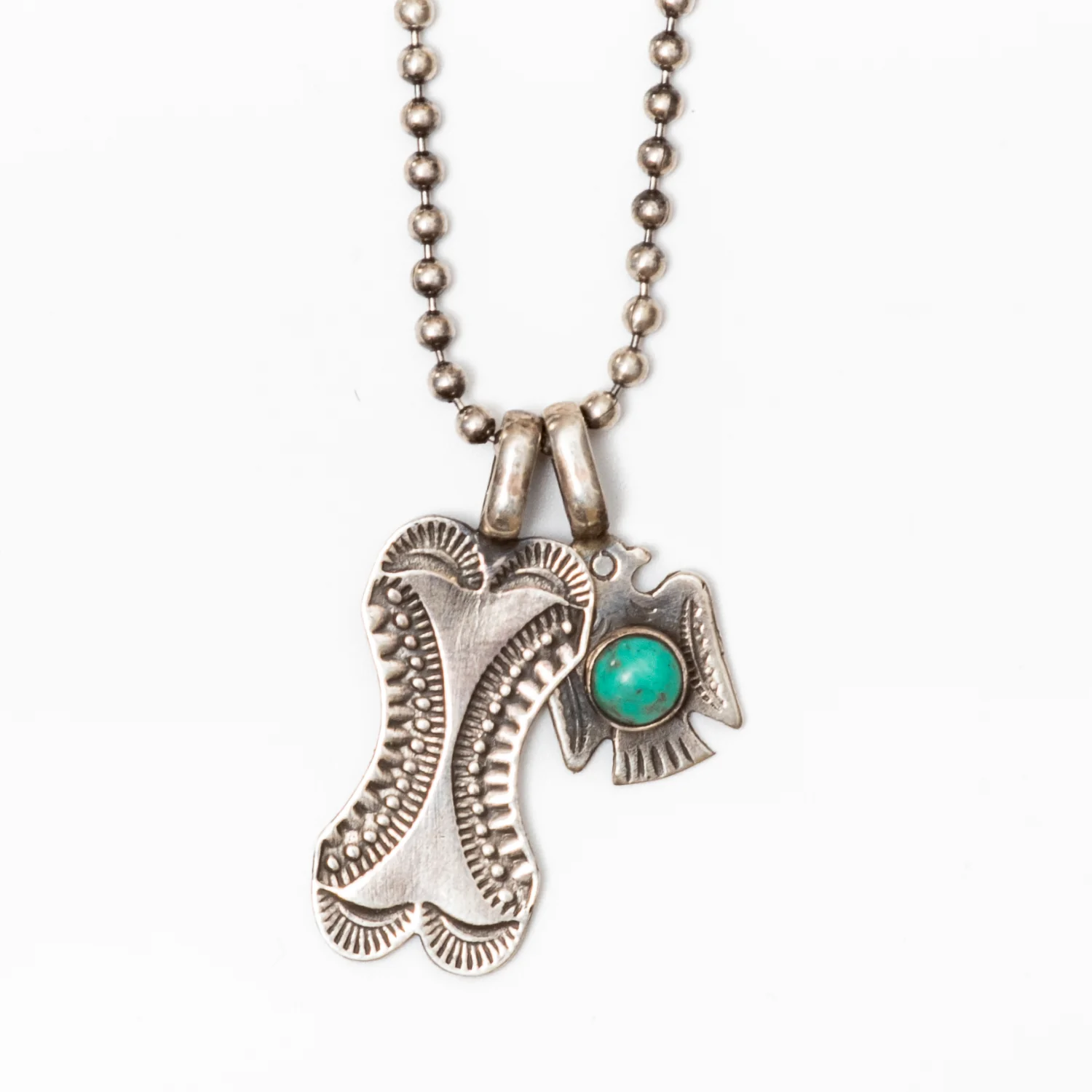 Red Rabbit Trading Co. Sterling Ball Chain Cilia/Bird Charm - Image 2
