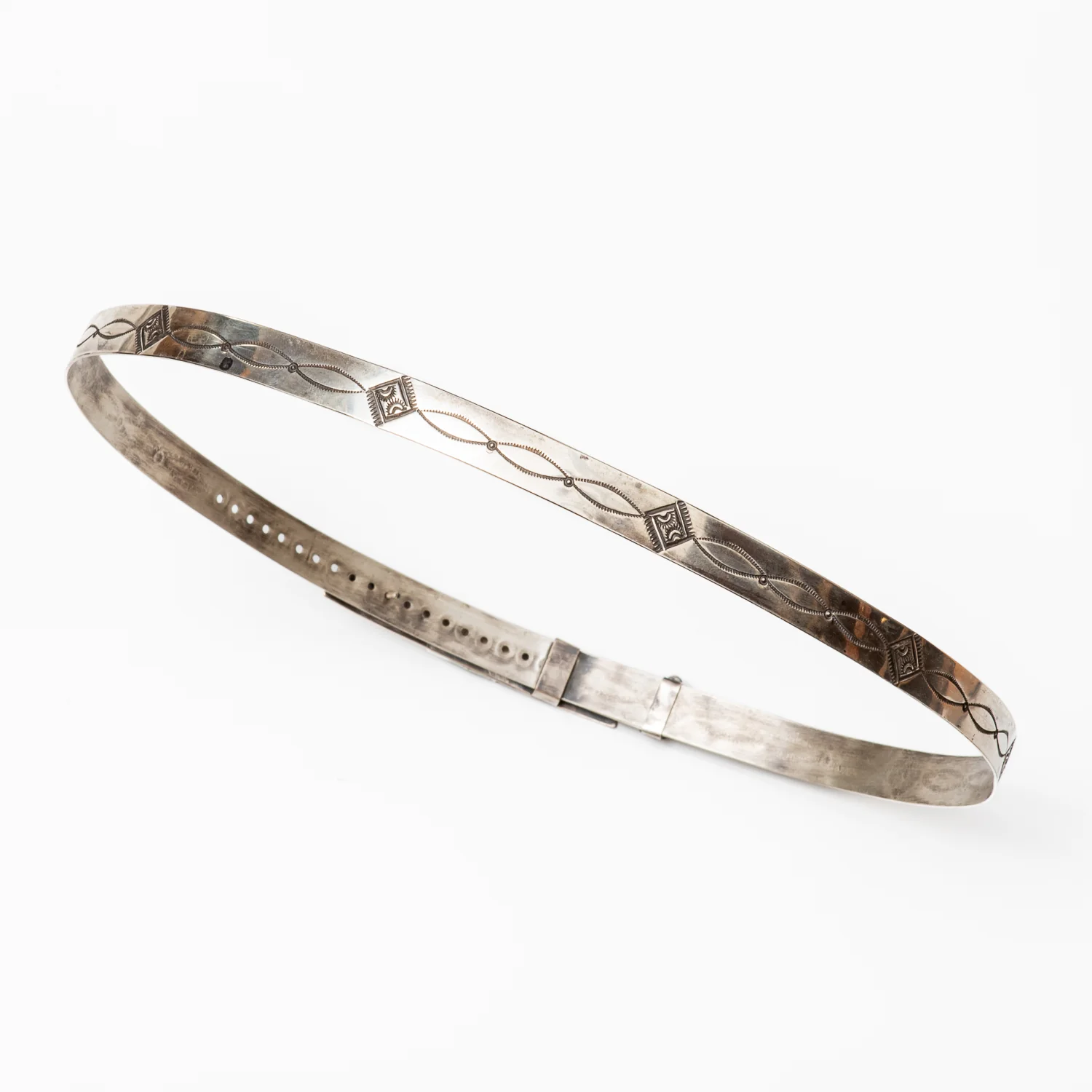 Red Rabbit Trading Co. Sterling Silver/Turquoise Hat Band - Image 2