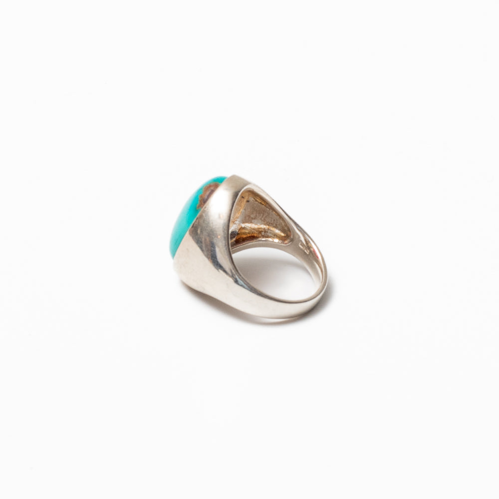 Red Rabbit Trading Co. Turquoise Oval Signet Ring - Image 3
