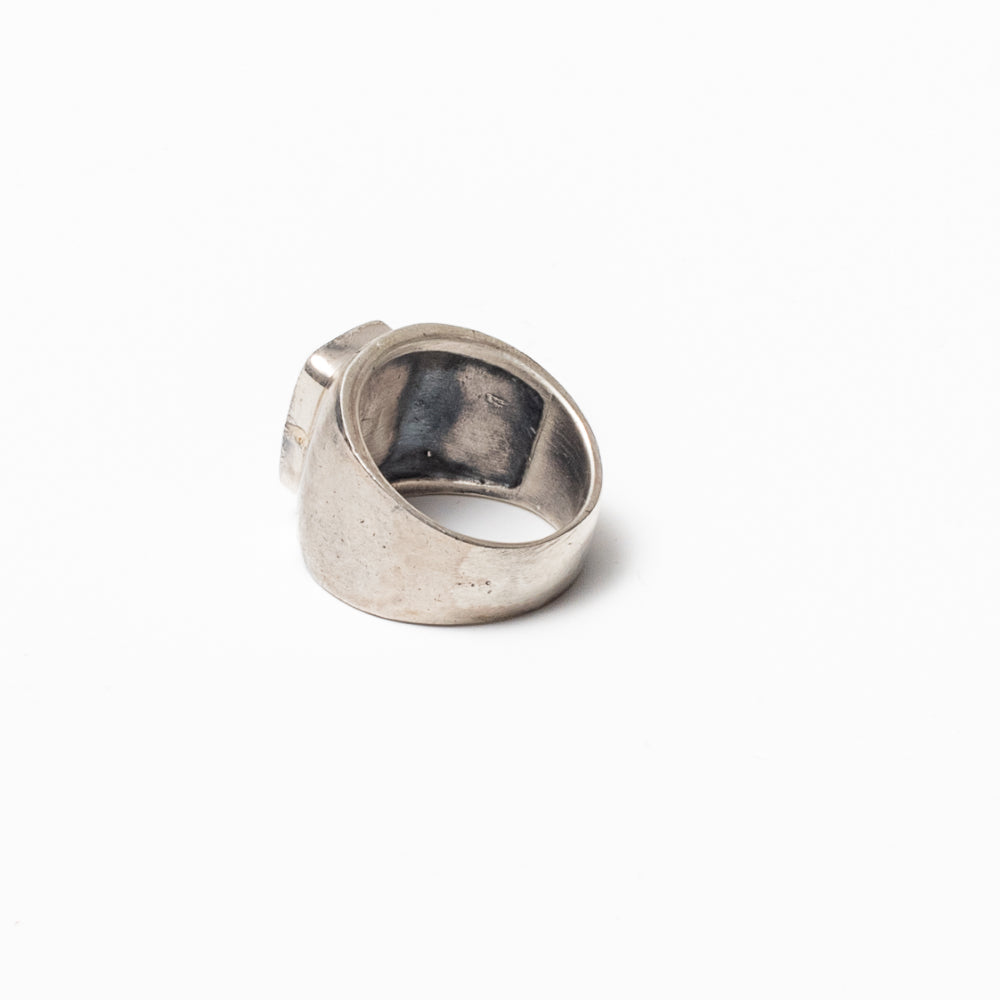 Red Rabbit Trading Co. Turquoise Signet Ring - Image 3