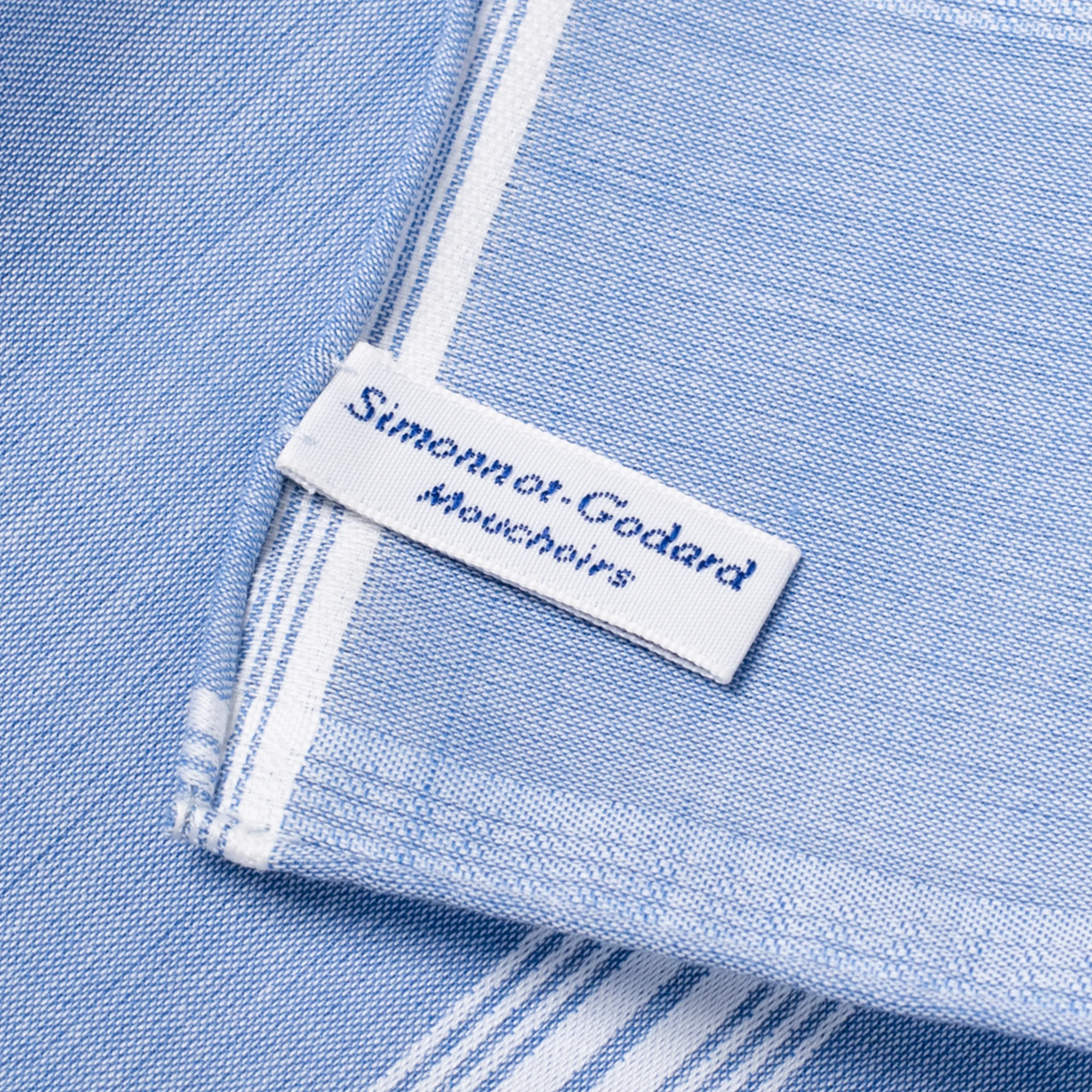 Simonnot Godard Rivoli Handkerchief Light Blue - Image 2