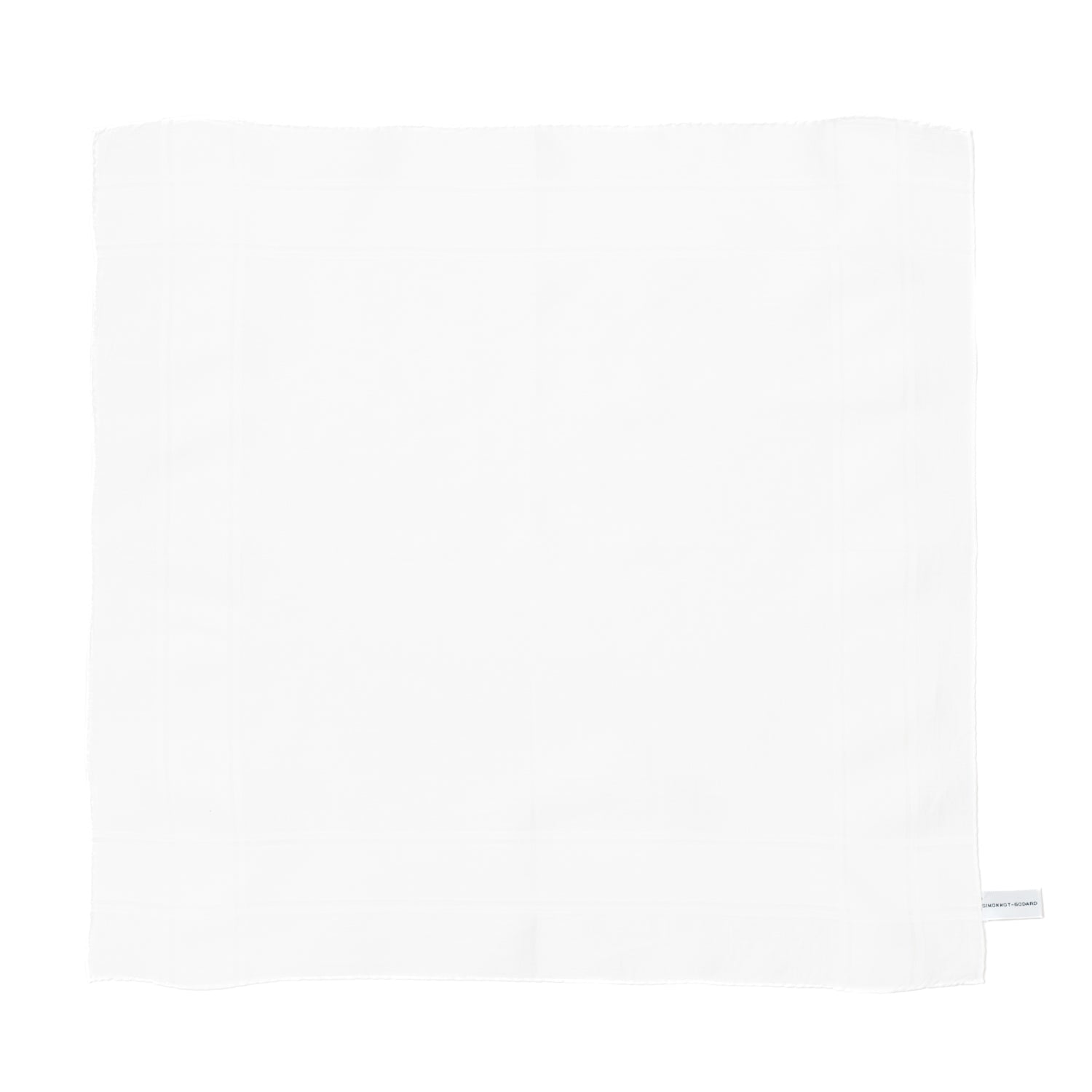 Simonnot Godard Abancourt Handkerchief White
