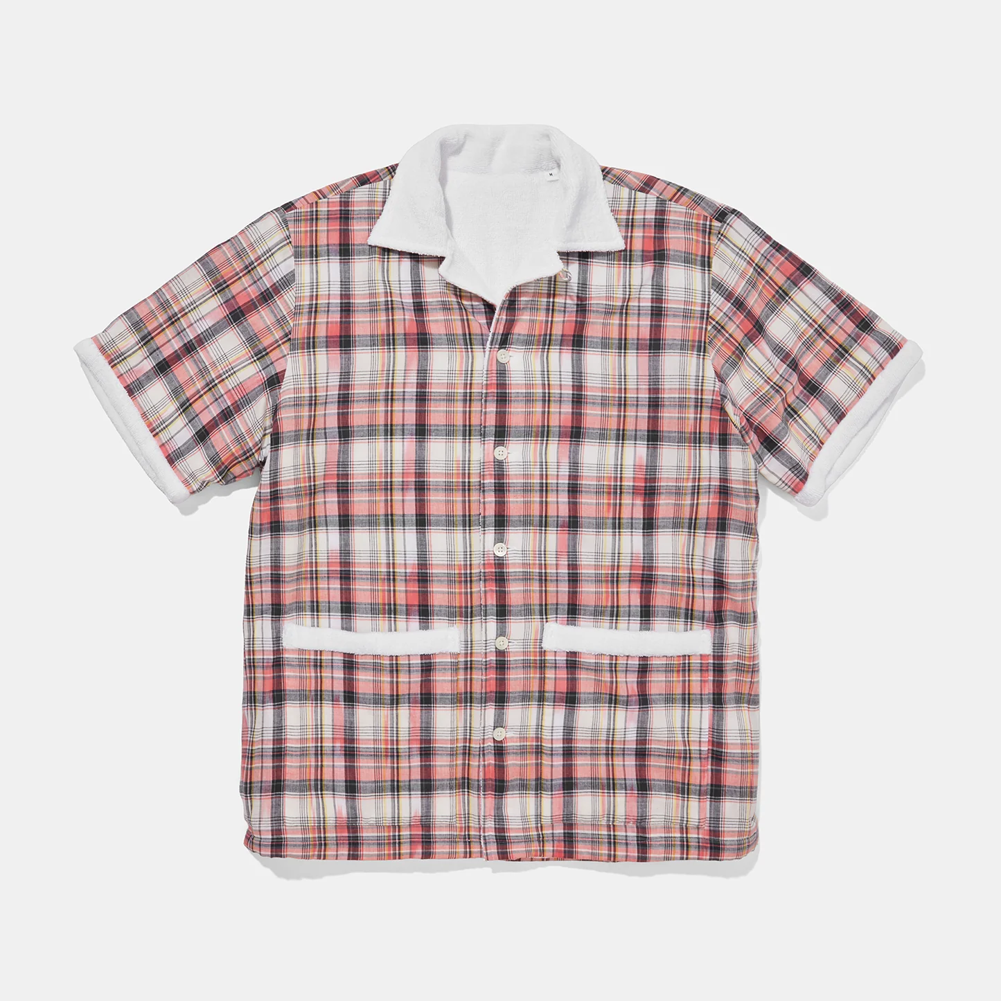 Towel Shirt Pink Madras