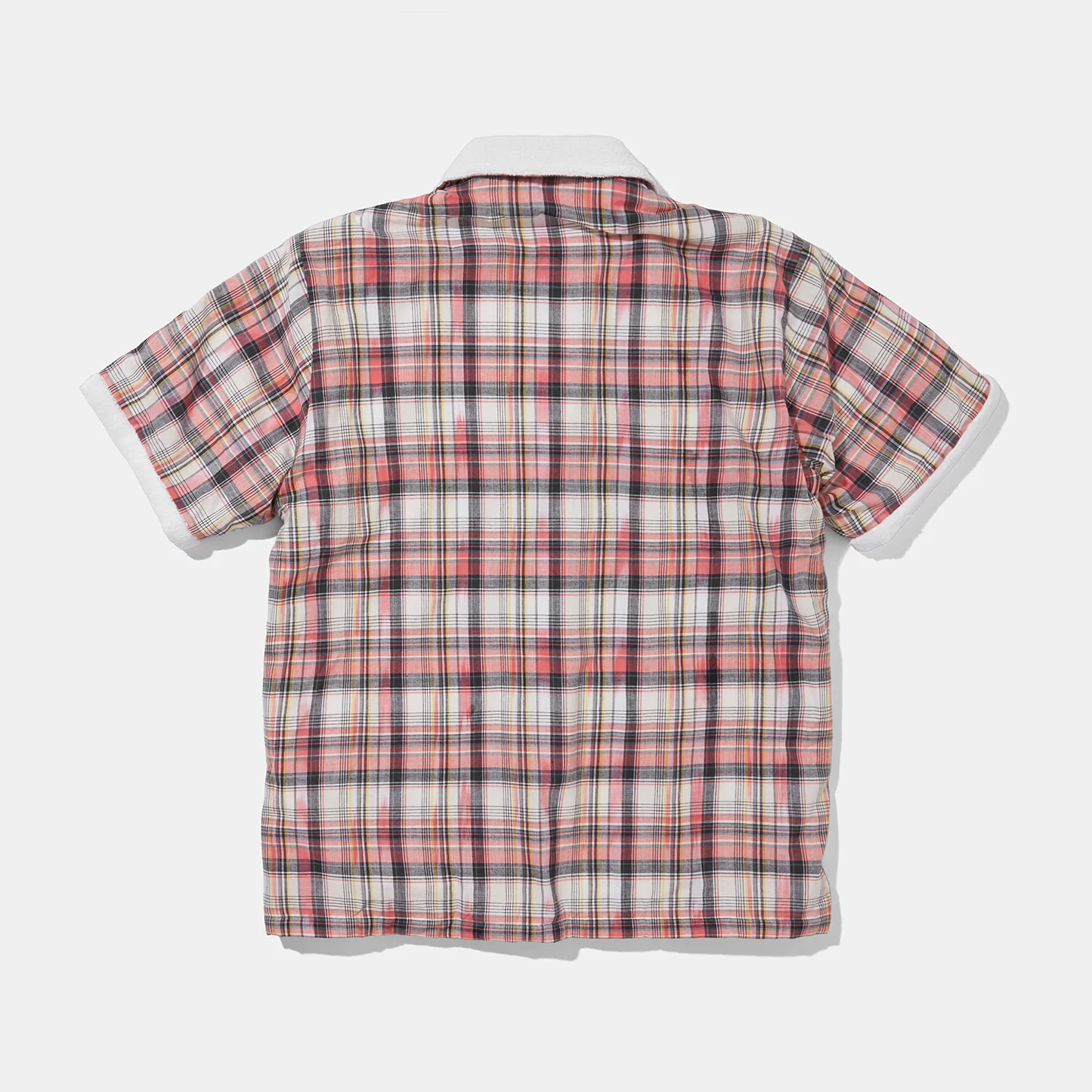 Towel Shirt Pink Madras - Image 2